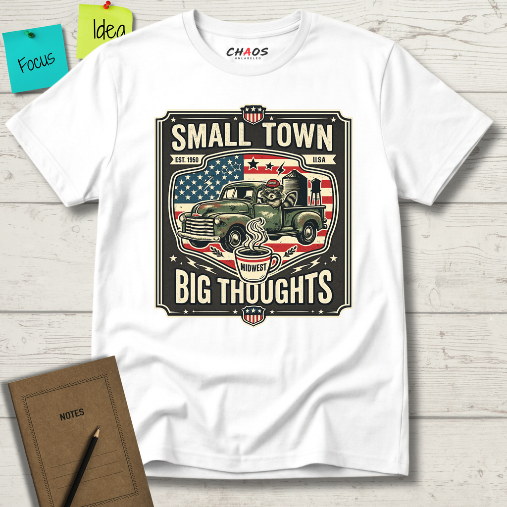 Small Town Big Thoughts T-Shirt