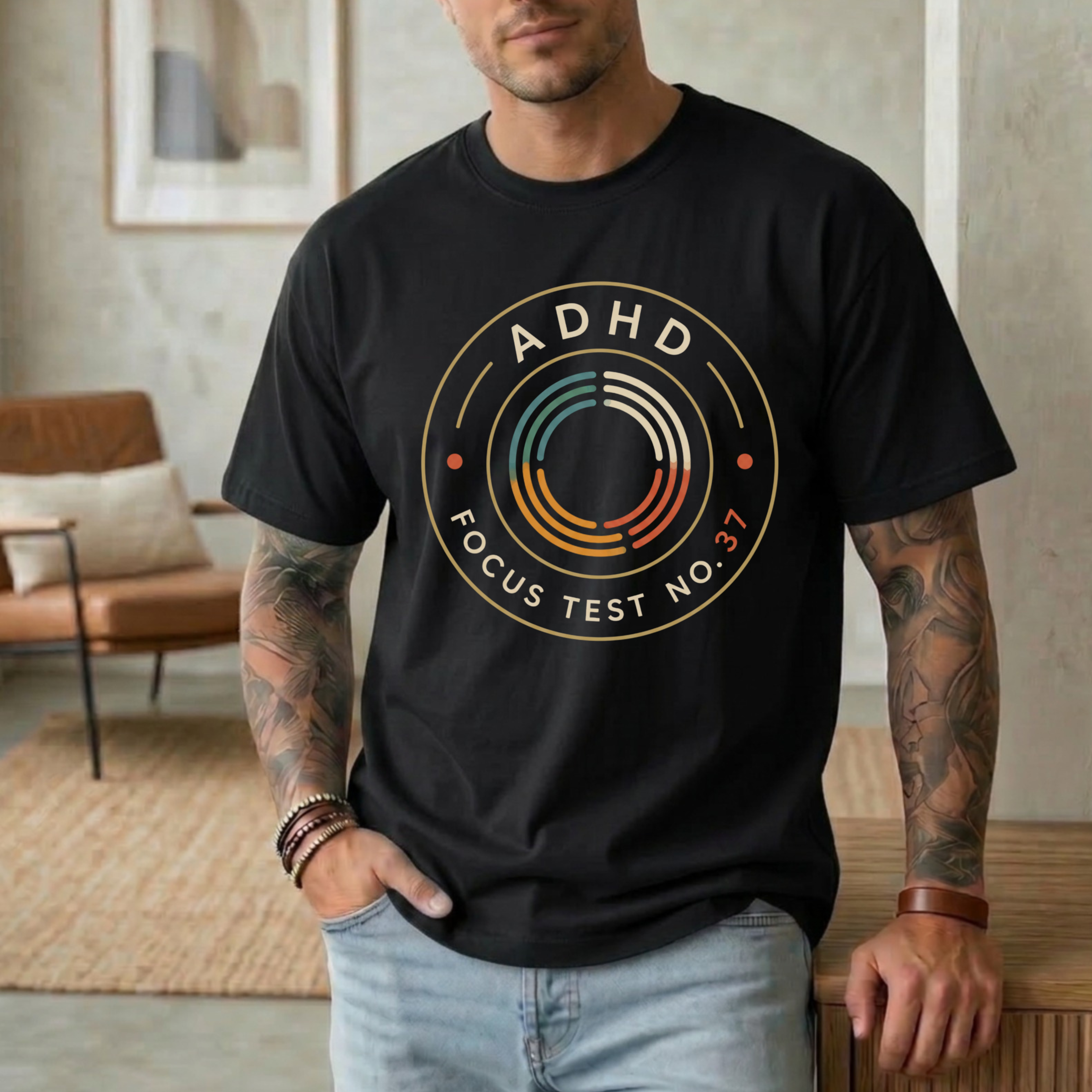 ADHD FOCUS TEST NO. 37 T-SHIRT