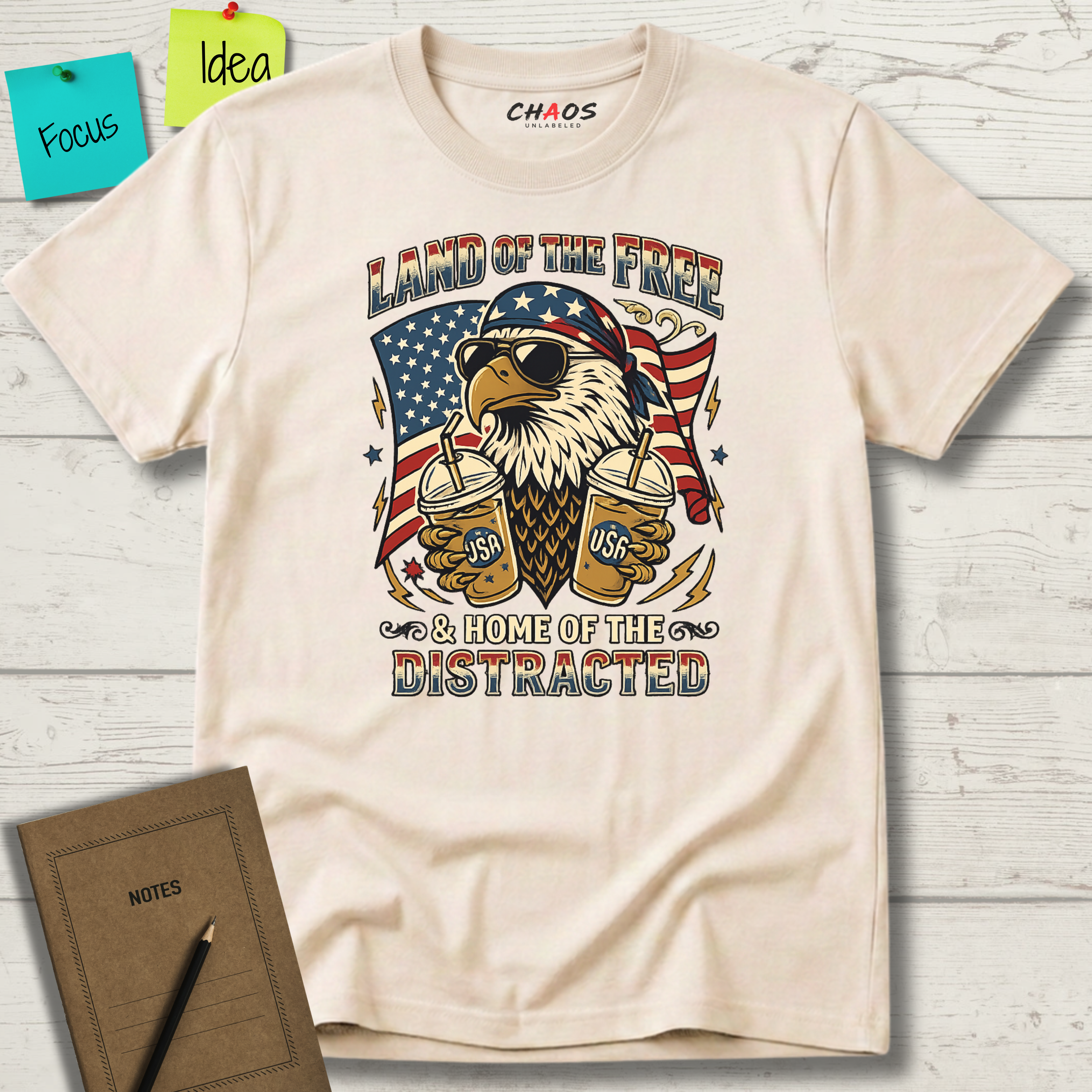 Land Of The Free And Home Of The Distracted T-Shirt