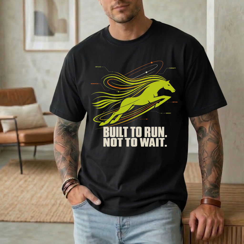 BUILT TO RUN NOT TO WAIT T-SHIRT