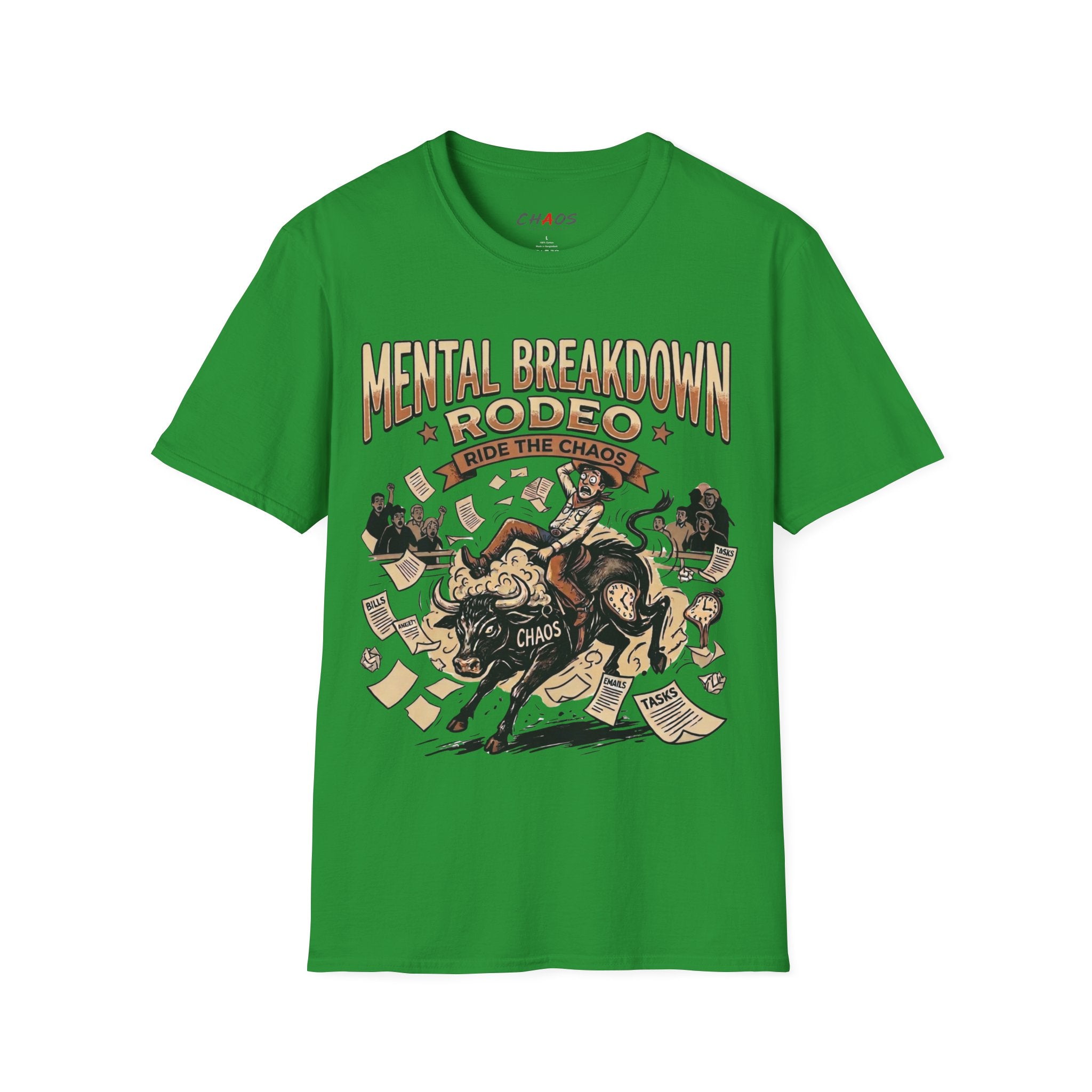 Mental Breakdown Rodeo. Ride the Chaos T-Shirt