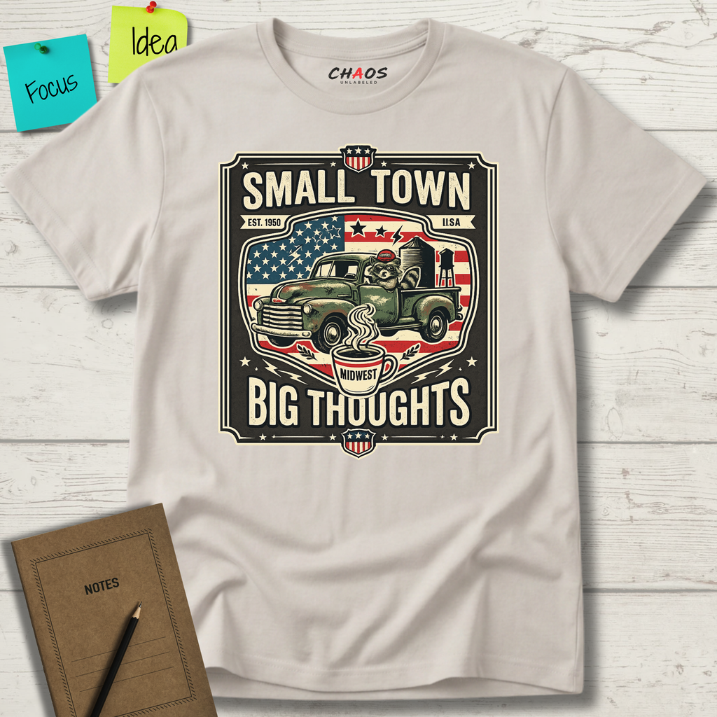 Small Town Big Thoughts T-Shirt