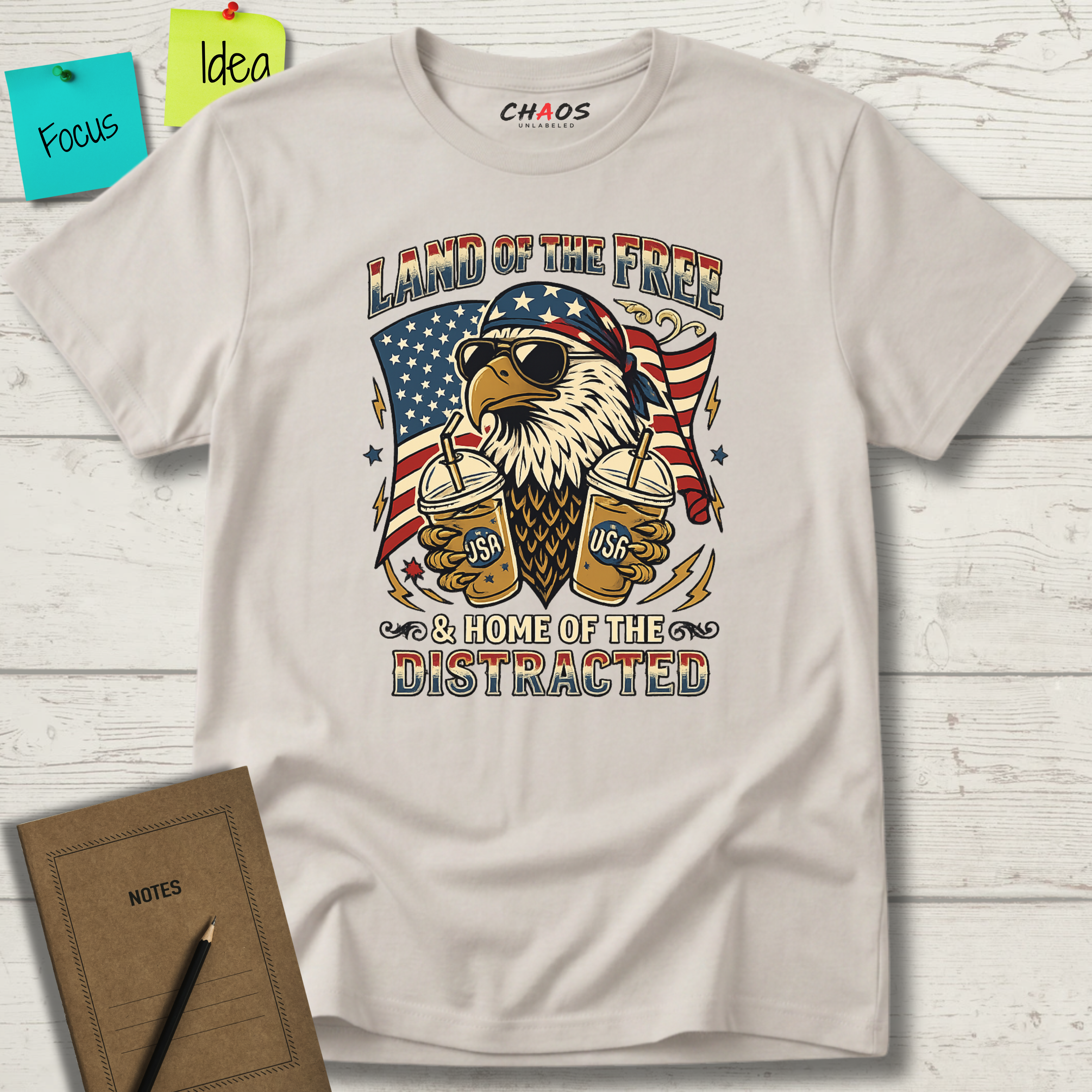 Land Of The Free And Home Of The Distracted T-Shirt