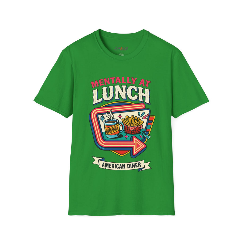 Mentally At Lunch. American Diner T-Shirt
