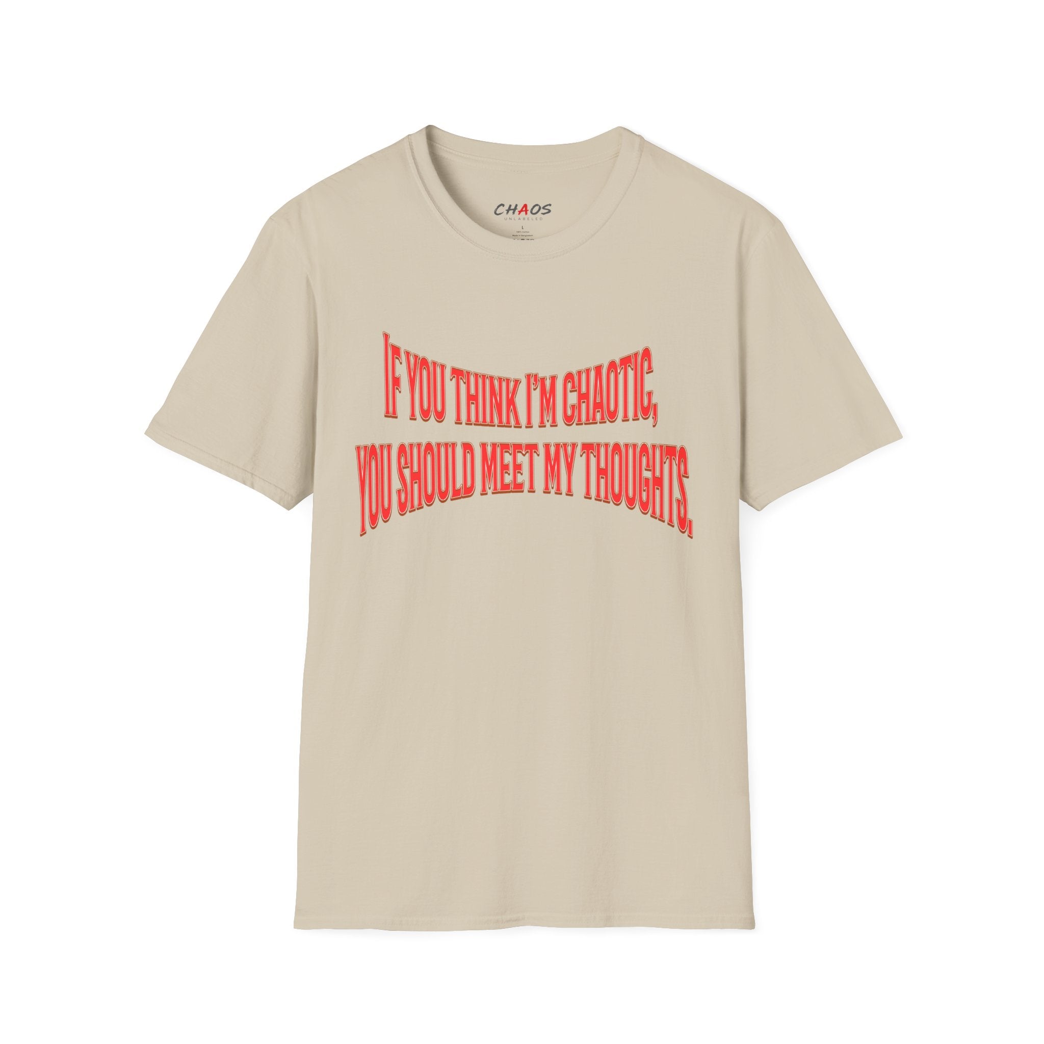 If You Think I’m Chaotic, You Should Meet My Thoughts T-Shirt