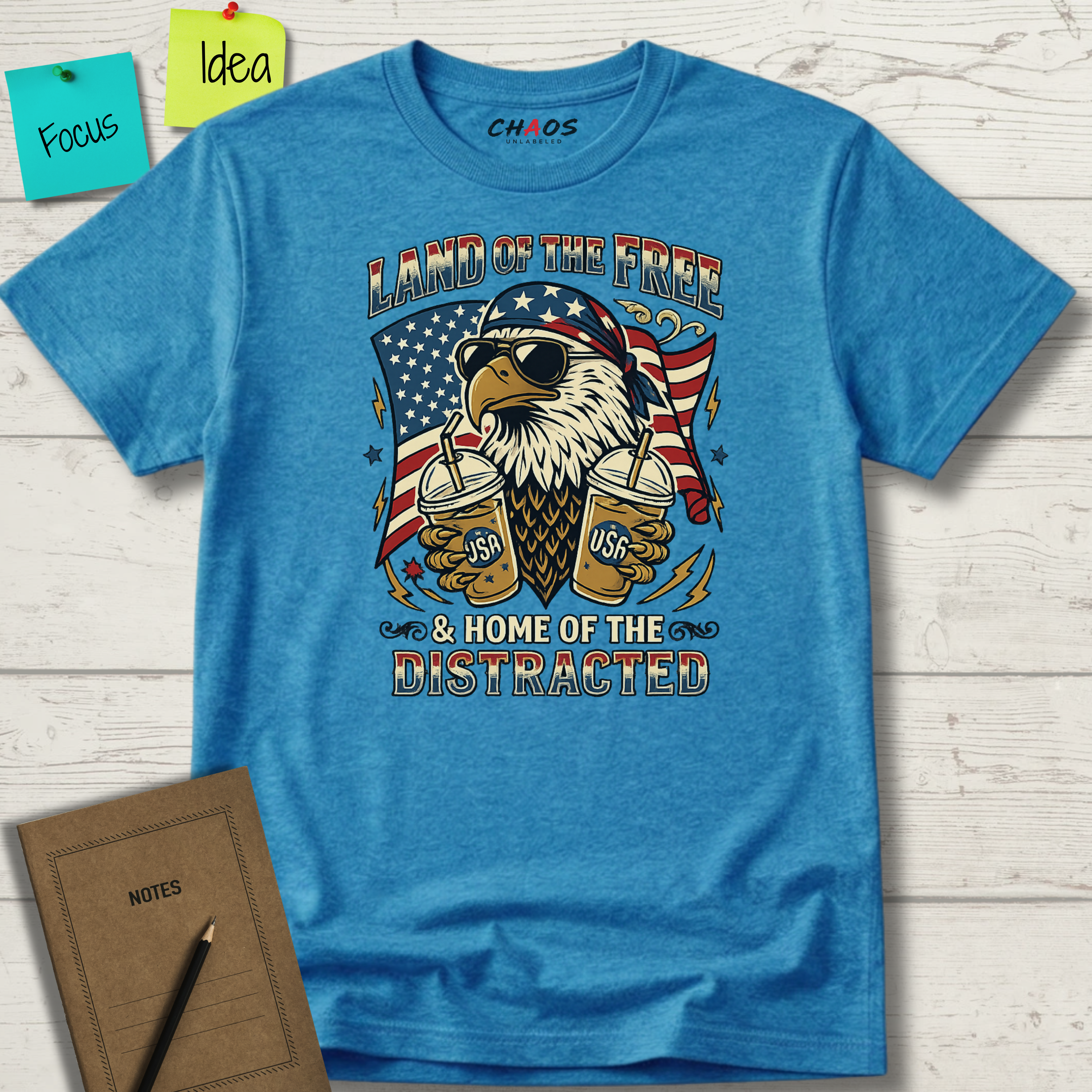 Land Of The Free And Home Of The Distracted T-Shirt