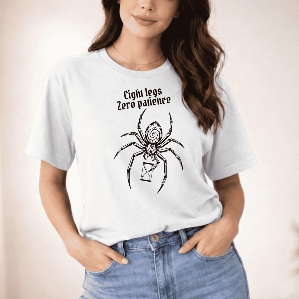EIGHT LEGS ZERO PATIENCE T-SHIRT