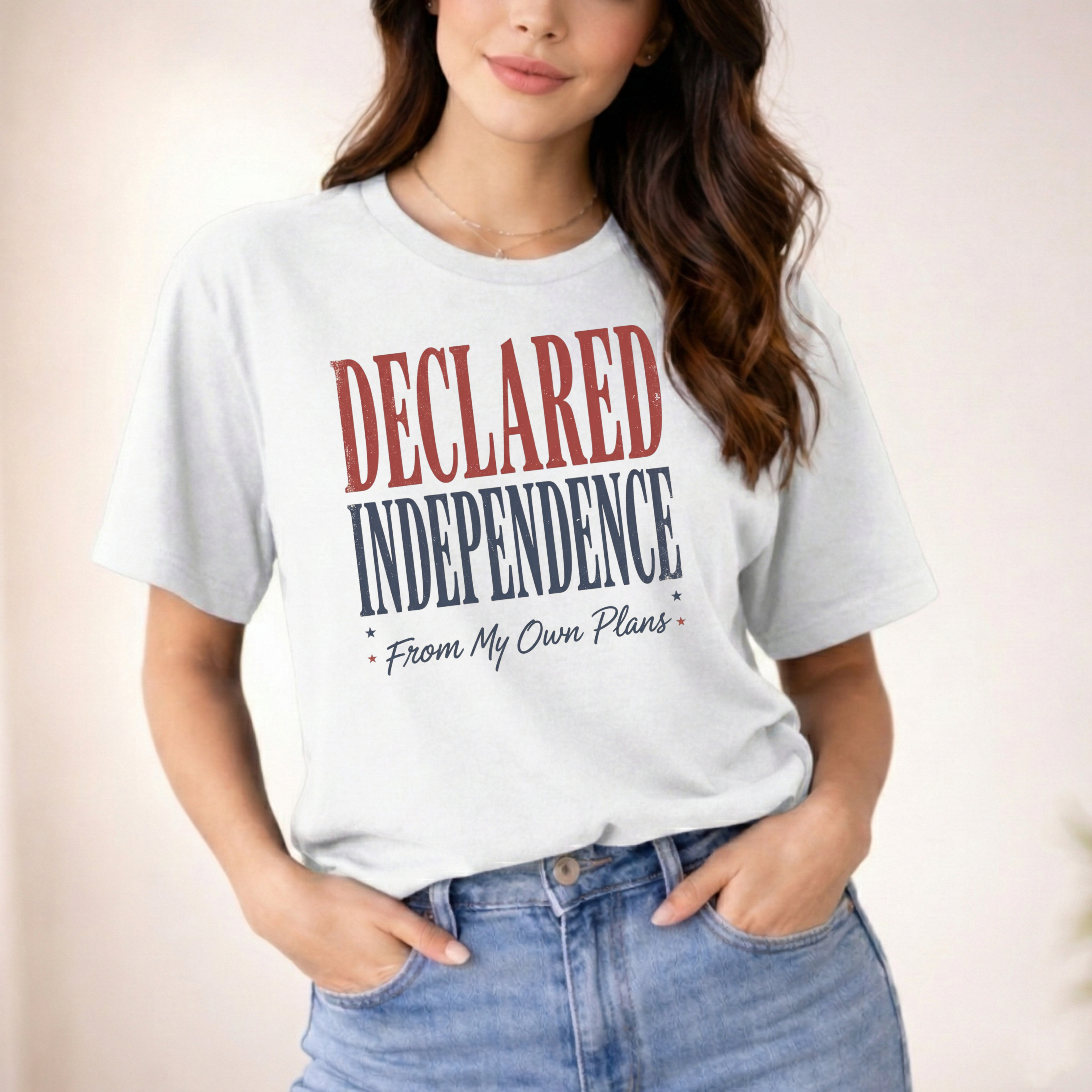 DECLARED INDEPENDENCE FROM MY OWN PLANS T-SHIRT