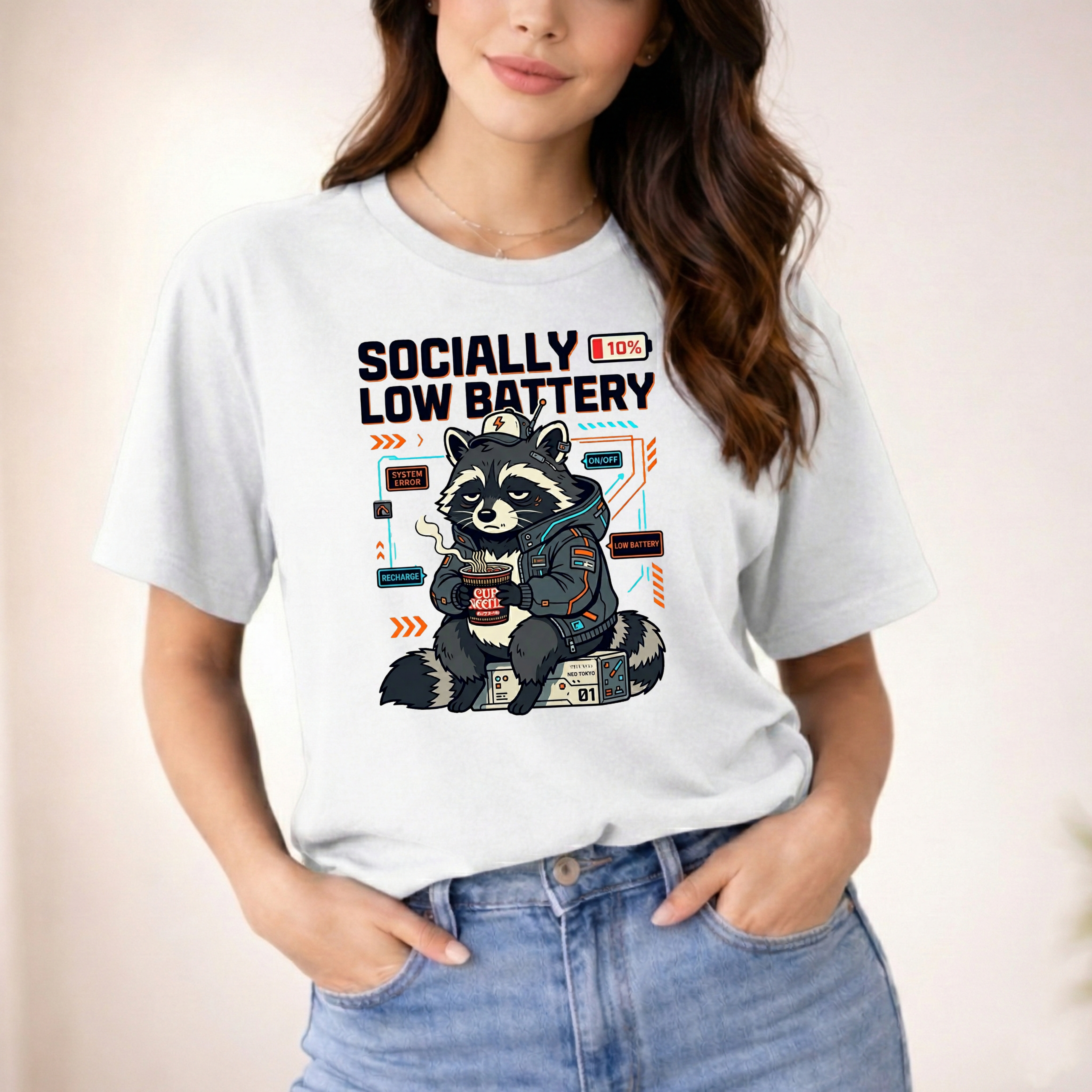 Socially Low Baterry T-Shirt