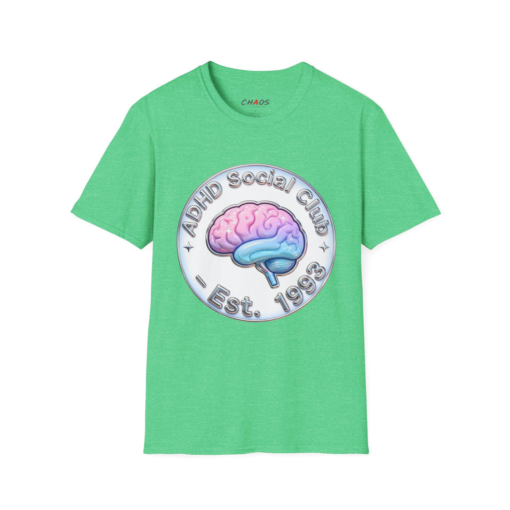 ADHD SOCIAL CLUB EST. 1993 T-SHIRT