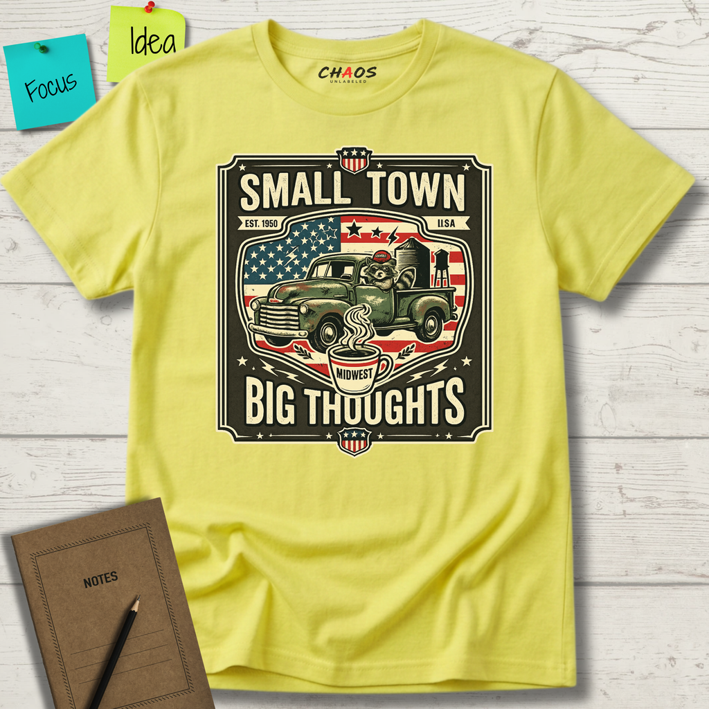 Small Town Big Thoughts T-Shirt