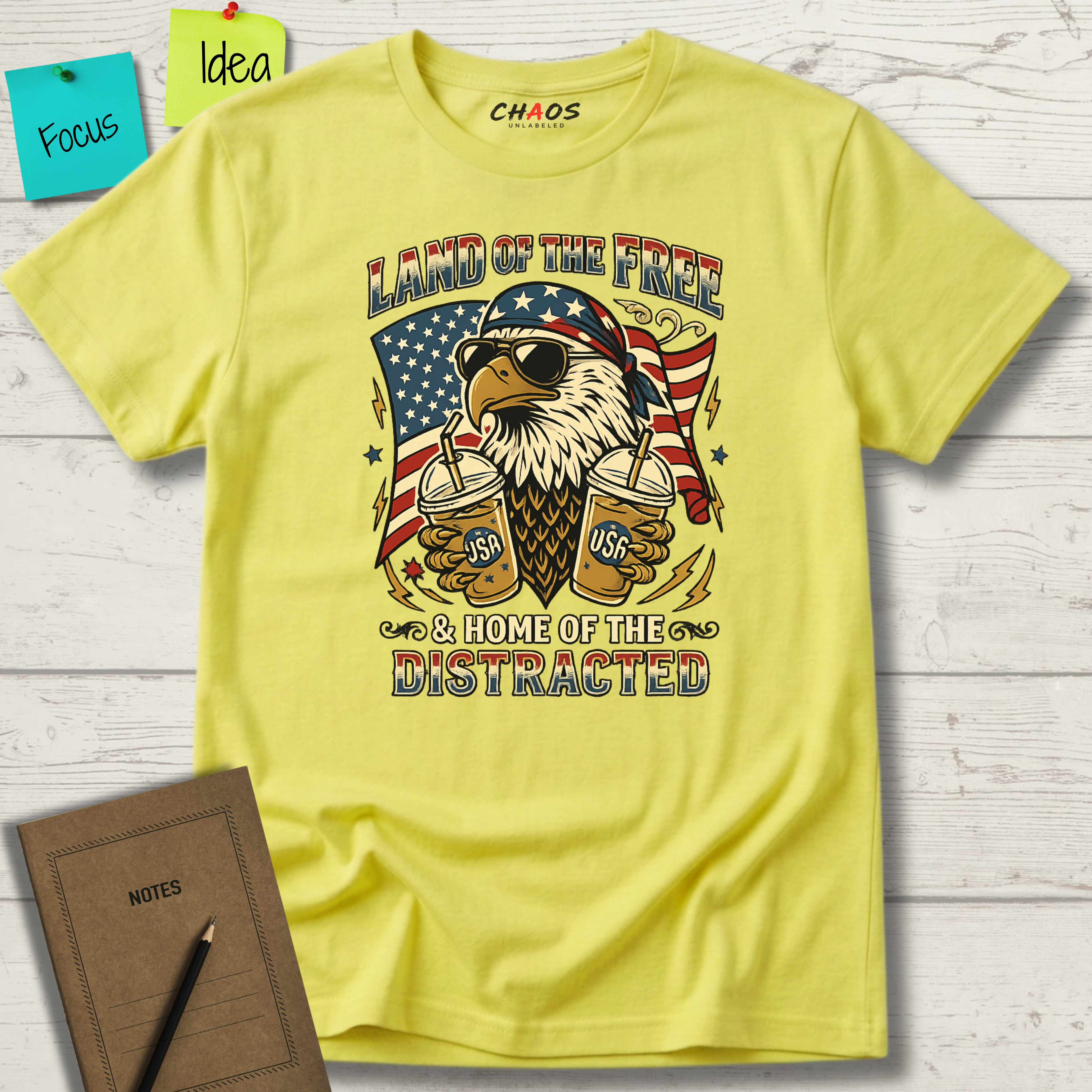 Land Of The Free And Home Of The Distracted T-Shirt