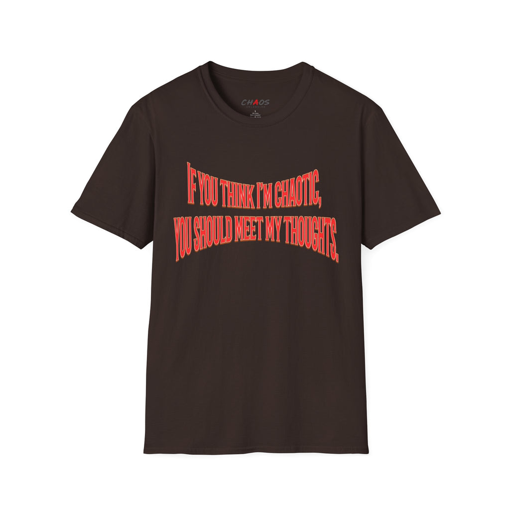 If You Think I’m Chaotic, You Should Meet My Thoughts T-Shirt
