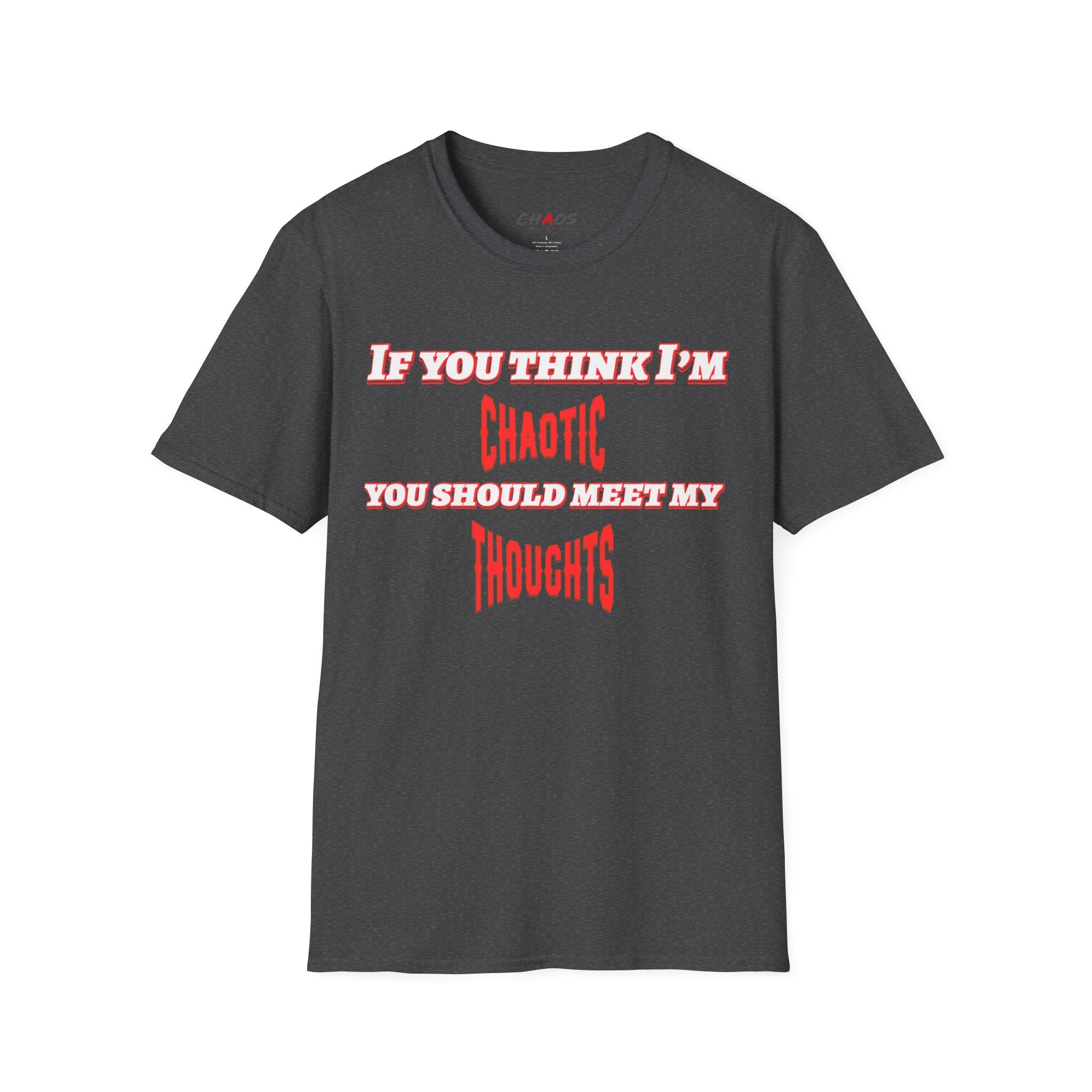 If You Think I’m Chaotic, You Should Meet My Thoughts T-Shirt