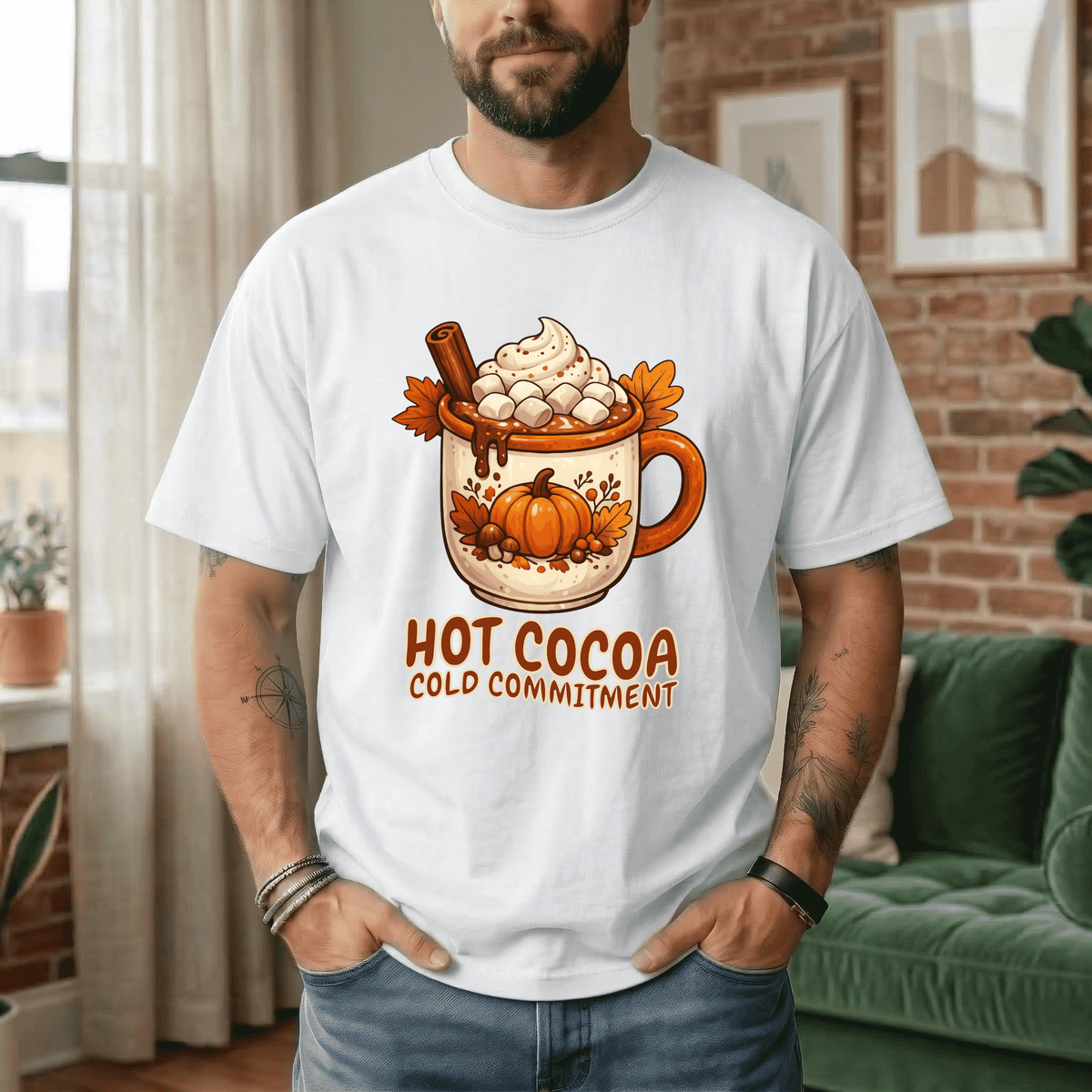 HOT COCOA COLD COMMITMENT T-SHIRT