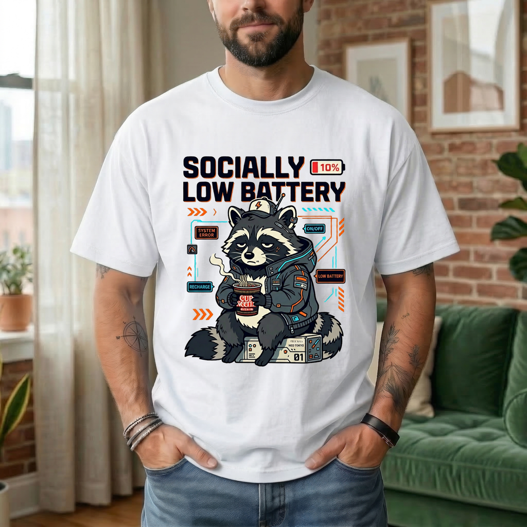 Socially Low Baterry T-Shirt