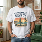 EMOTIONAL SUPPORT CACTUS PLEASE DON'T HUG ME MALIBU CALIFORNIA T-SHIRT