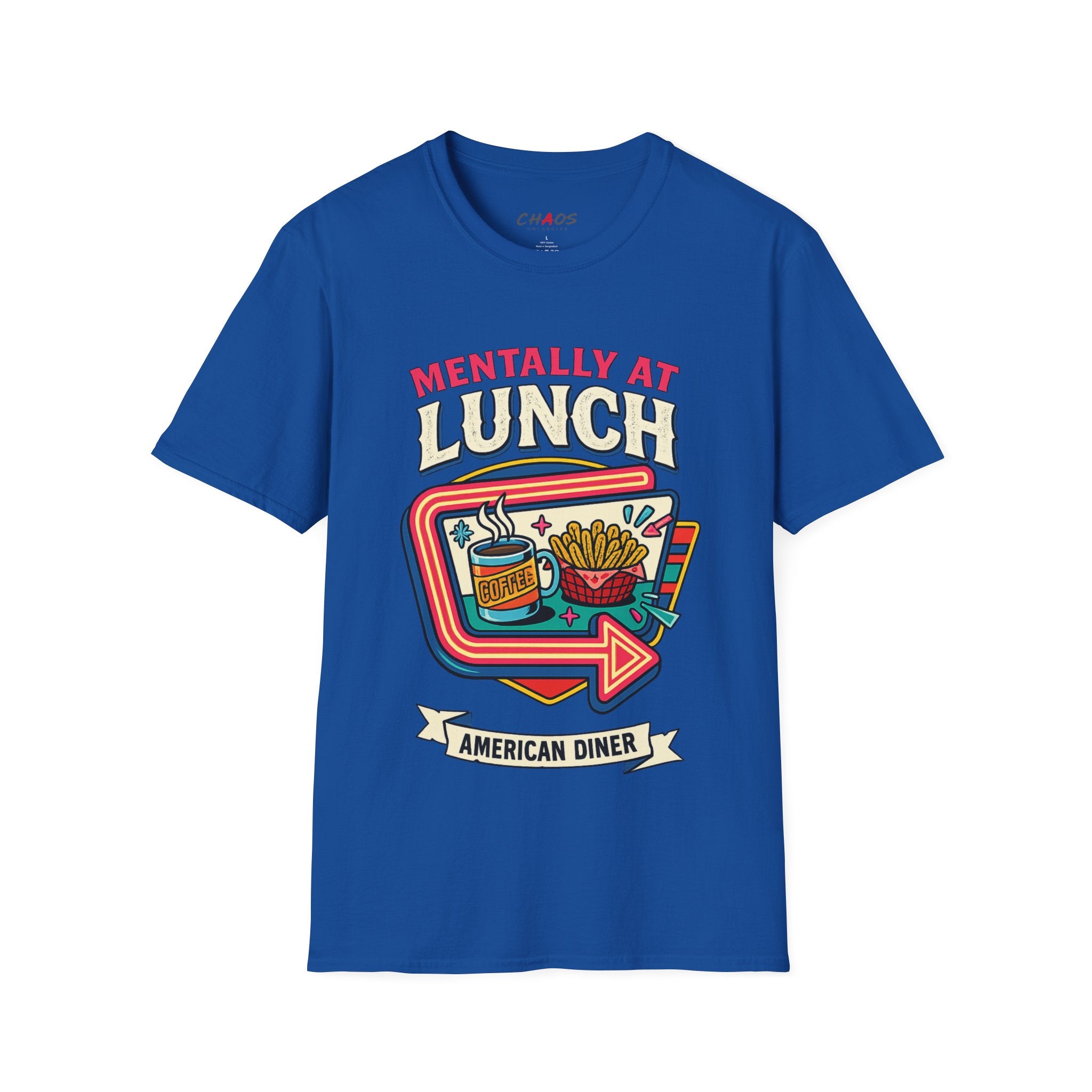 Mentally At Lunch. American Diner T-Shirt