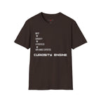 INPUT. Curiosity. Hyperfocus. Unplanned Expertise. Curiosity Engine T-Shirt