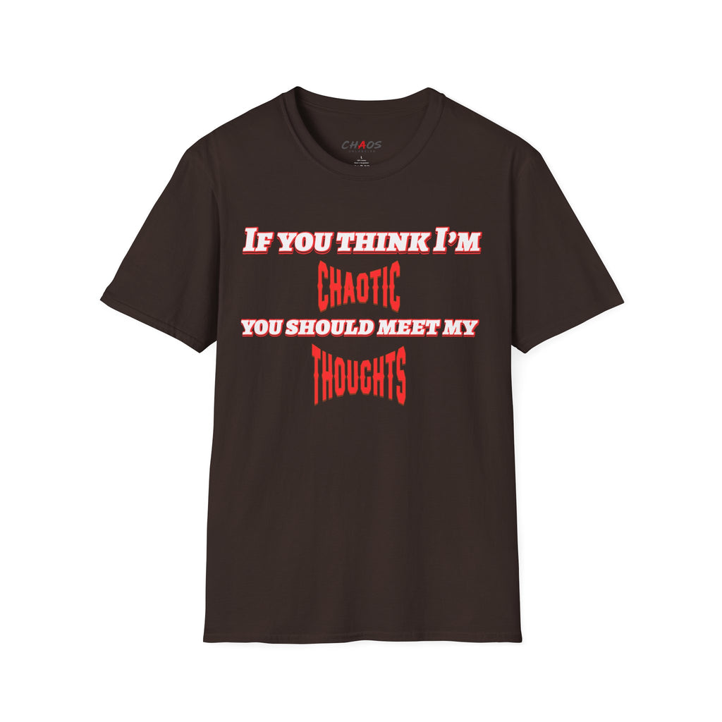 If You Think I’m Chaotic, You Should Meet My Thoughts T-Shirt