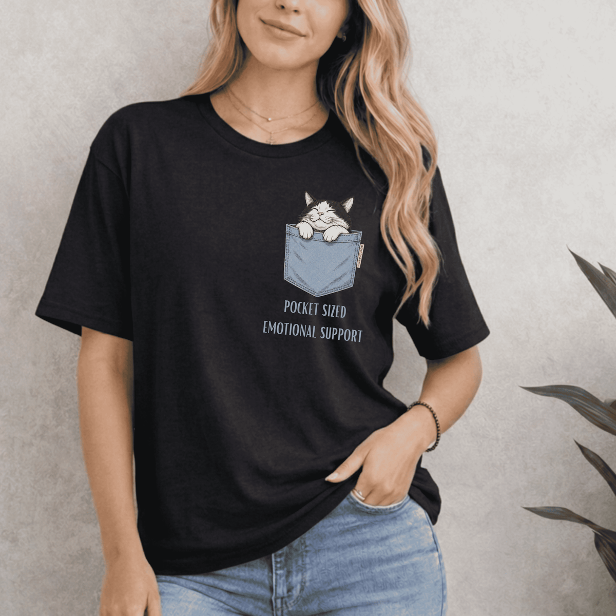 POCKET-SIZED EMOTIONAL SUPPORT T-SHIRT