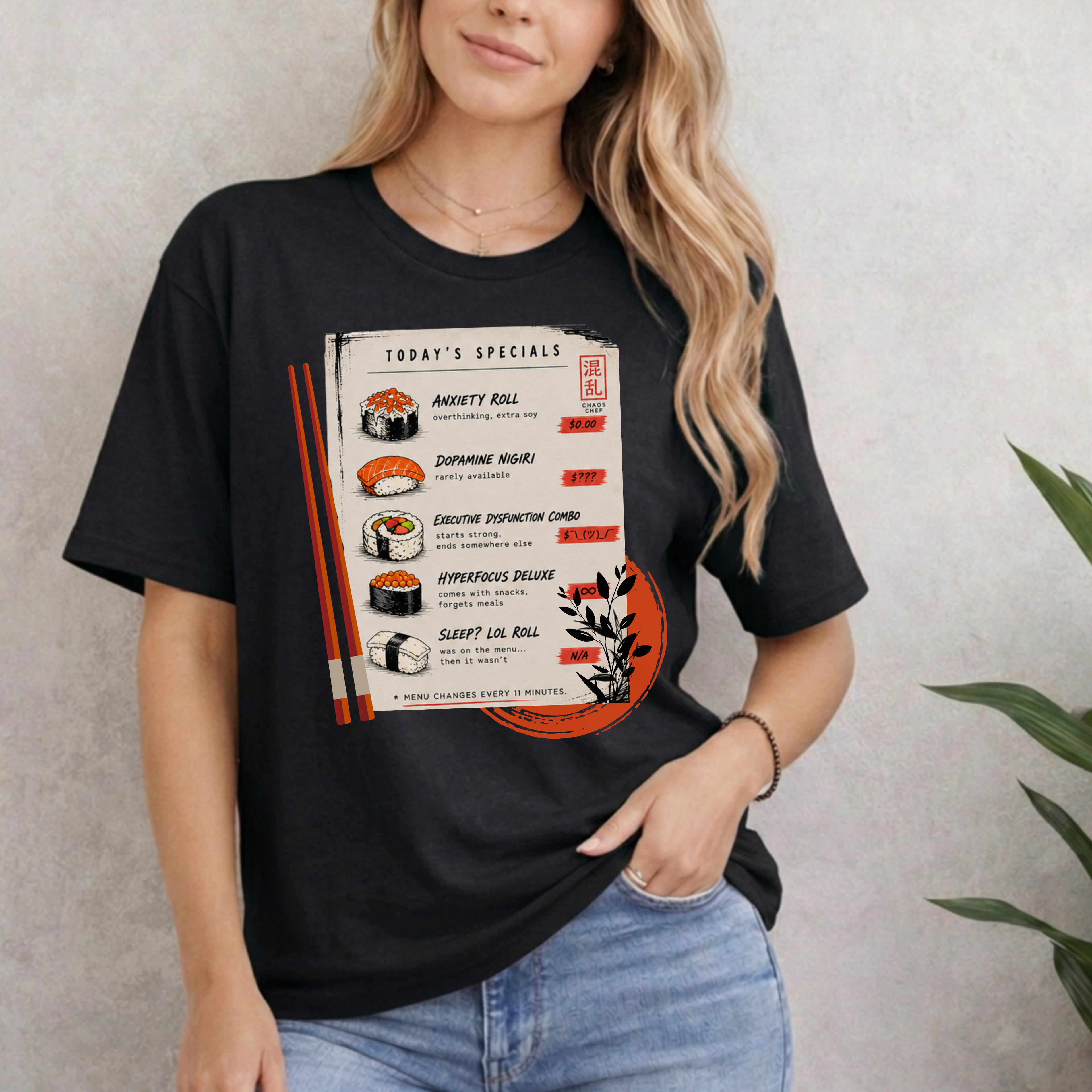CHAOS SUSHI CHEF T-SHIRT