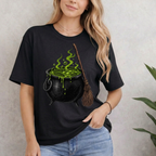 HALLOWEEN ADHD POTION CAULDRON T-SHIRT