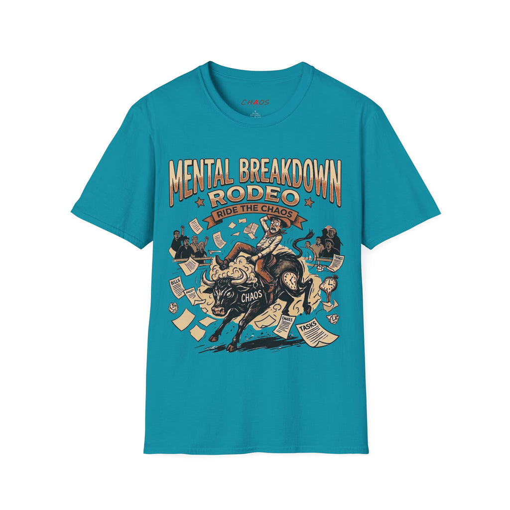 Mental Breakdown Rodeo. Ride the Chaos T-Shirt
