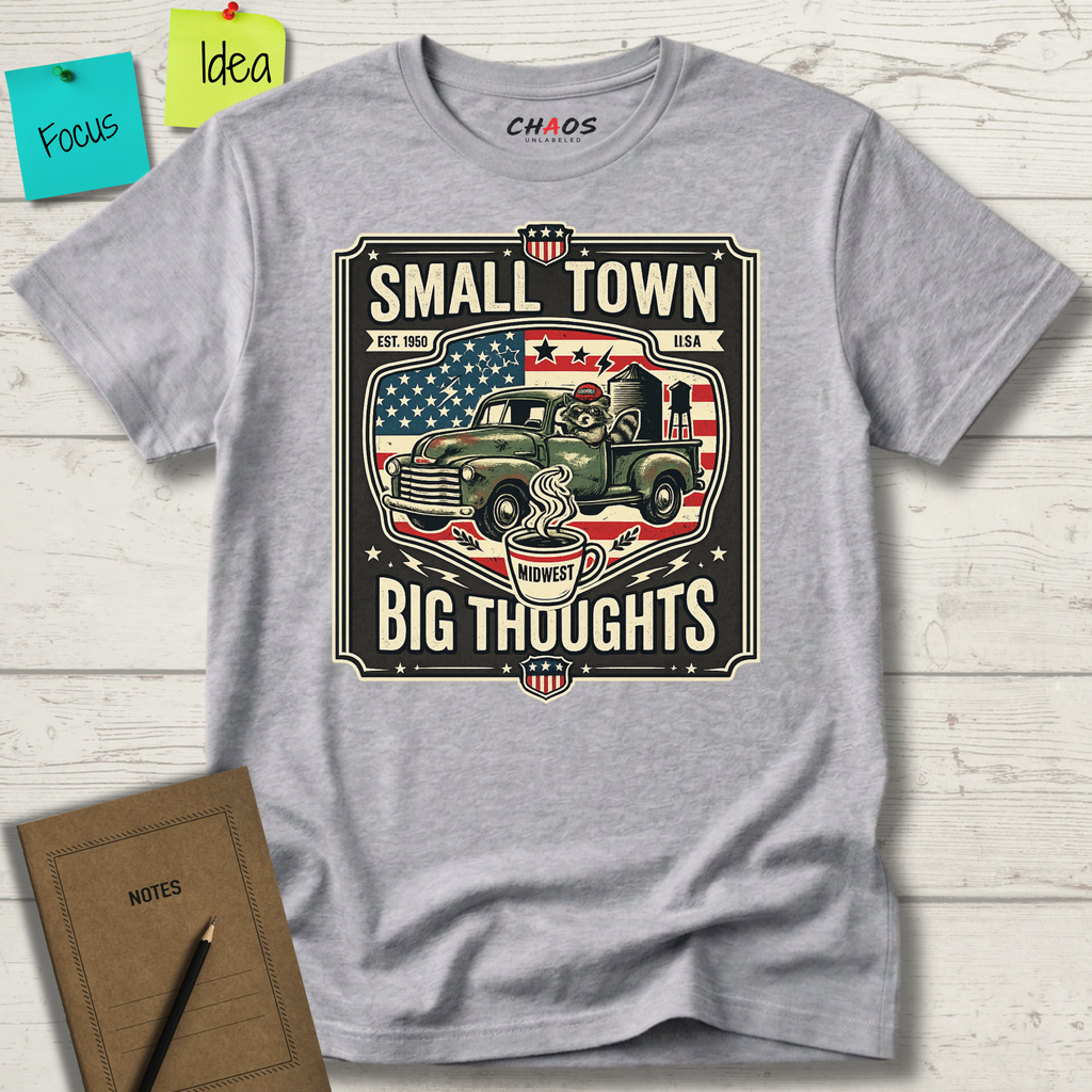 Small Town Big Thoughts T-Shirt