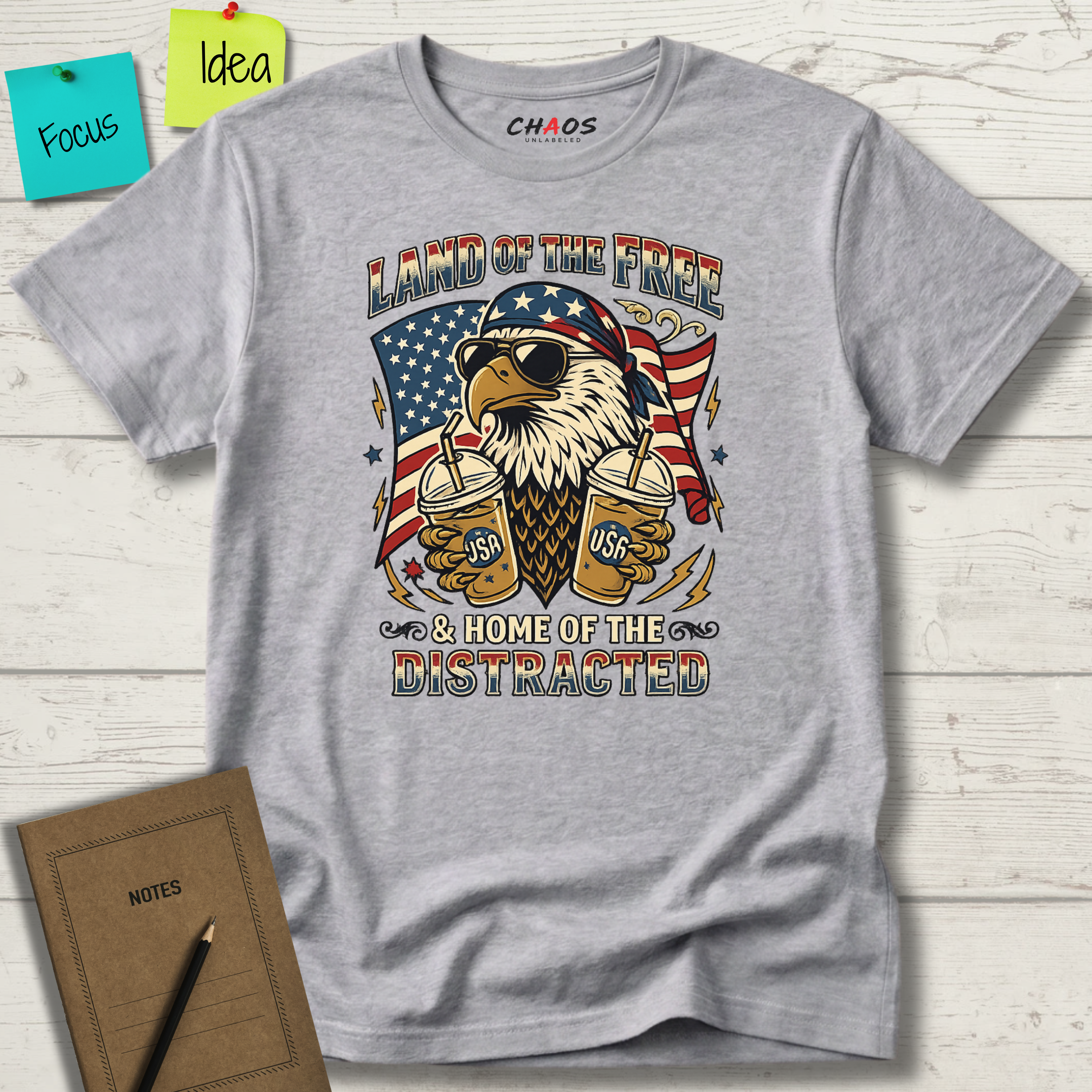 Land Of The Free And Home Of The Distracted T-Shirt
