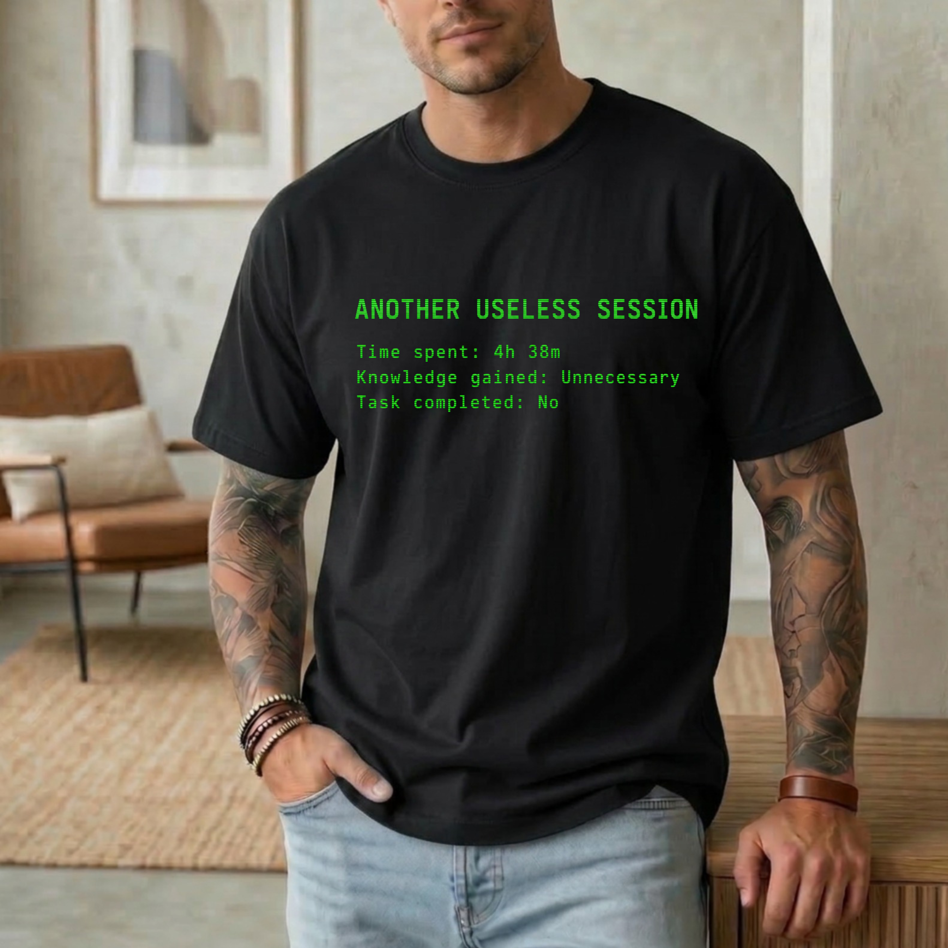 ANOTHER USELESS SESSION T-SHIRT