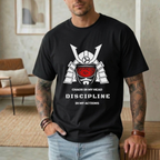 CHAOS IN MY HEAD DISCIPLINE IN MY ACTION T-SHIRT