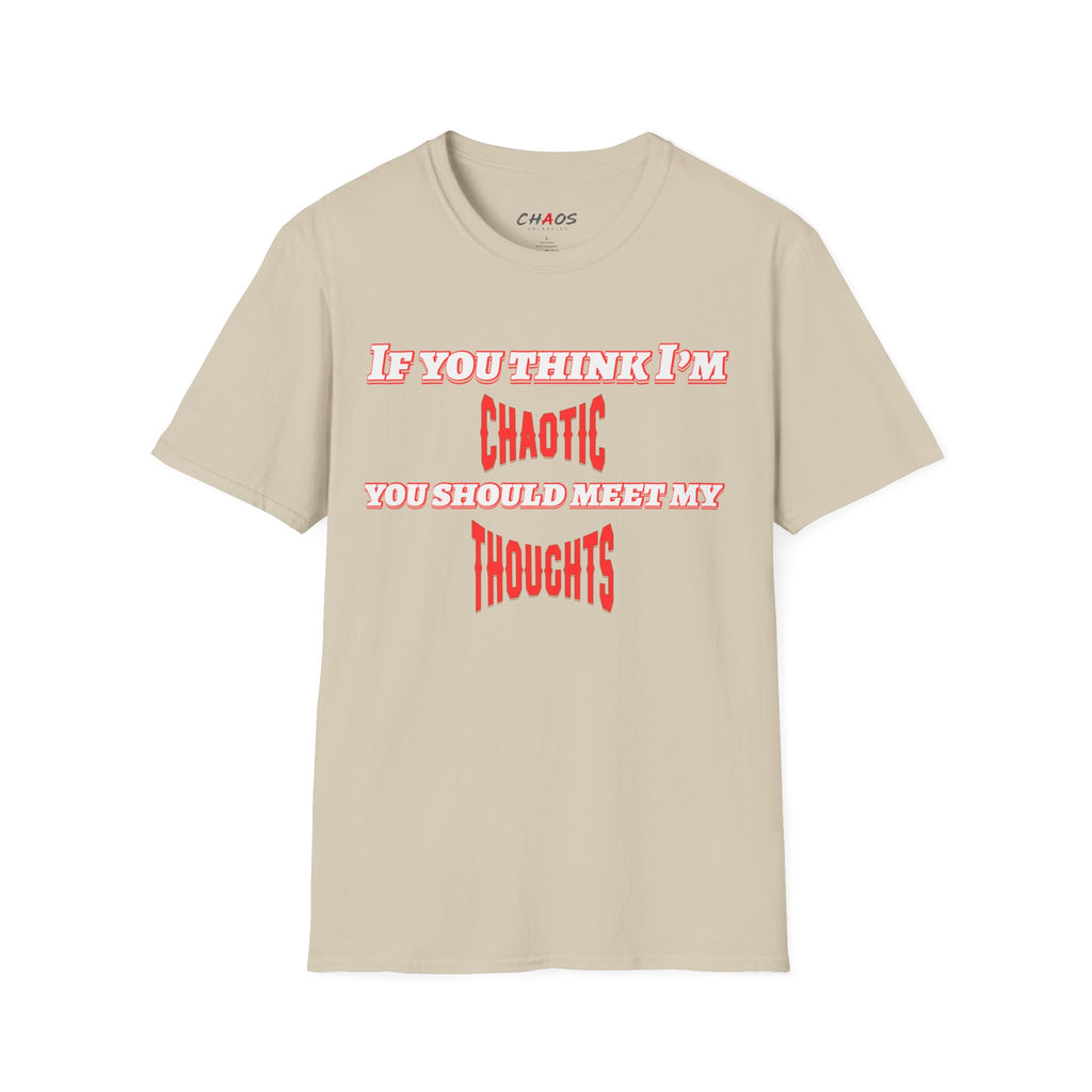 If You Think I’m Chaotic, You Should Meet My Thoughts T-Shirt