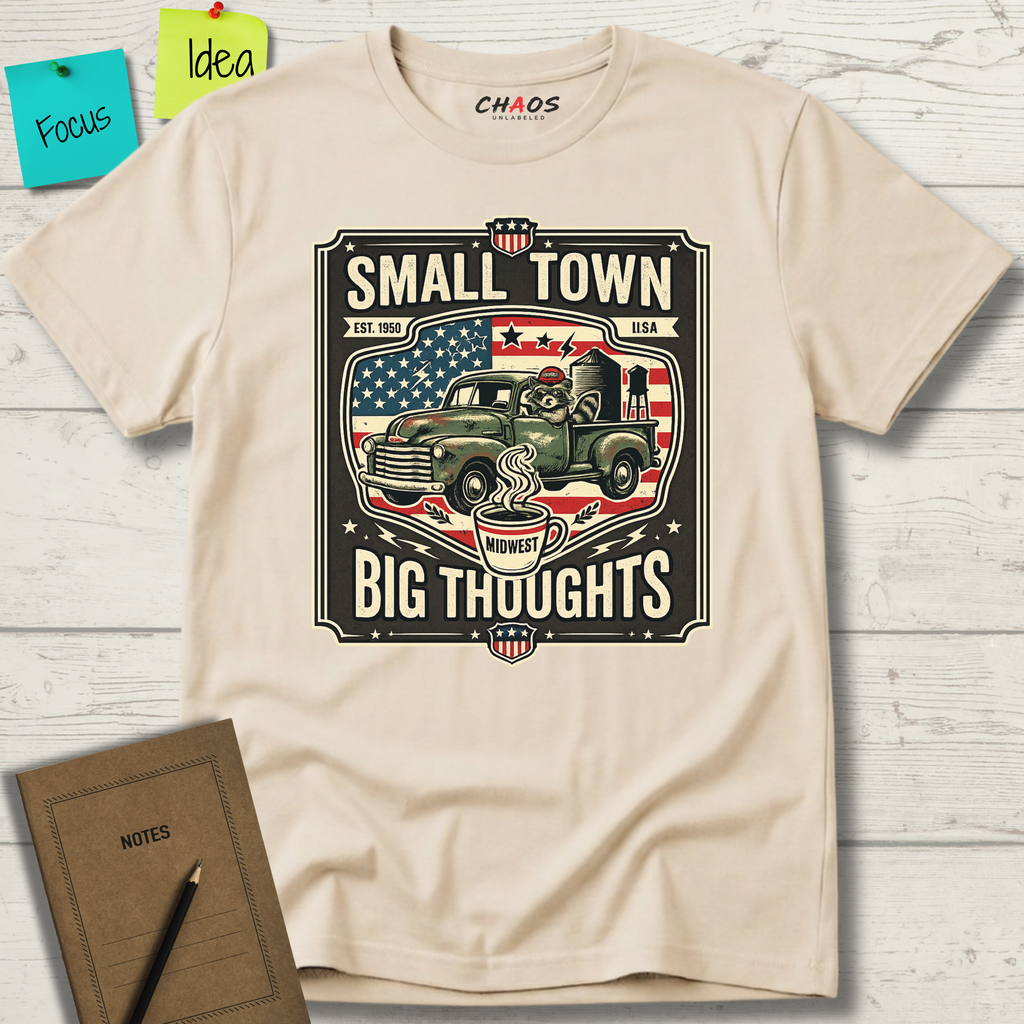 Small Town Big Thoughts T-Shirt