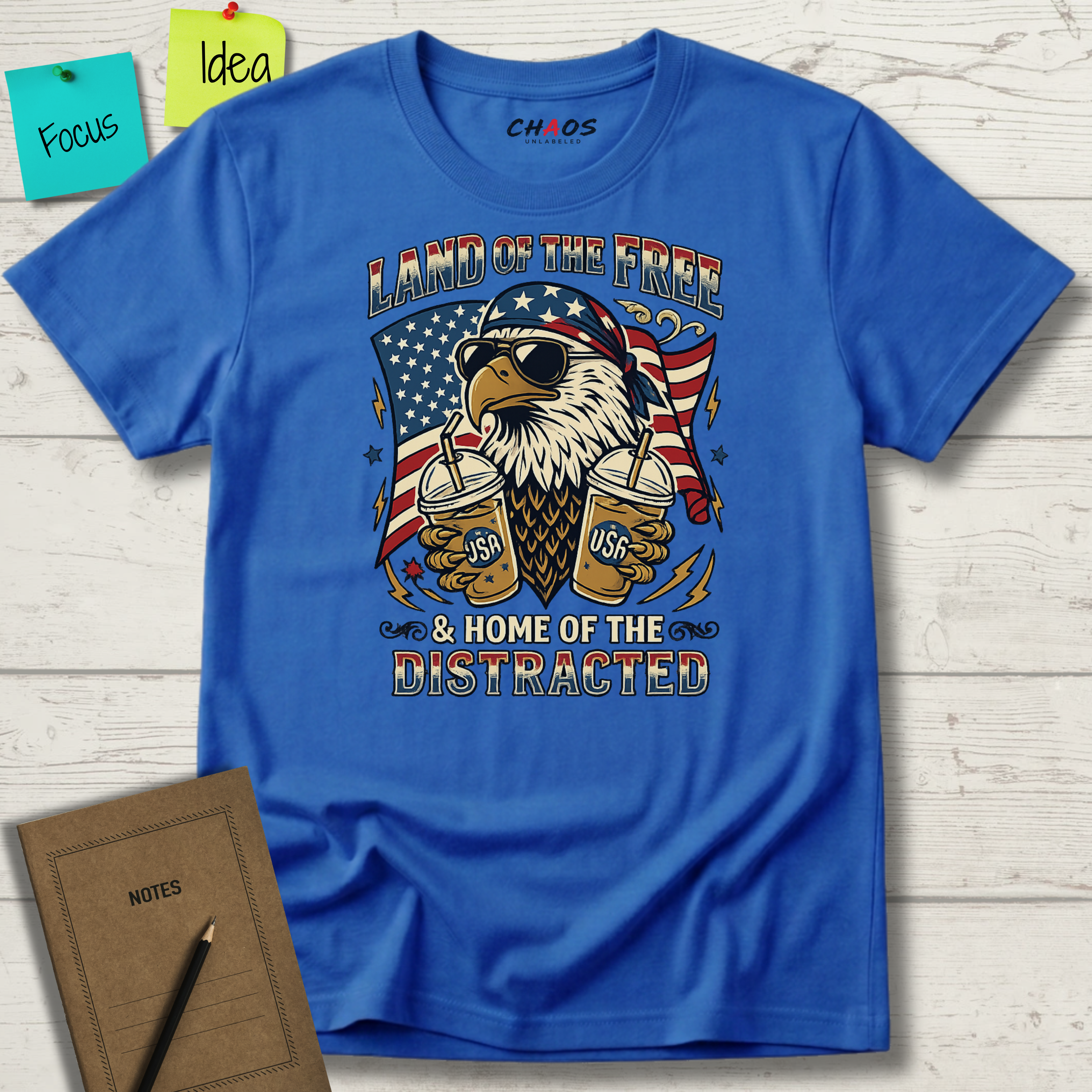 Land Of The Free And Home Of The Distracted T-Shirt