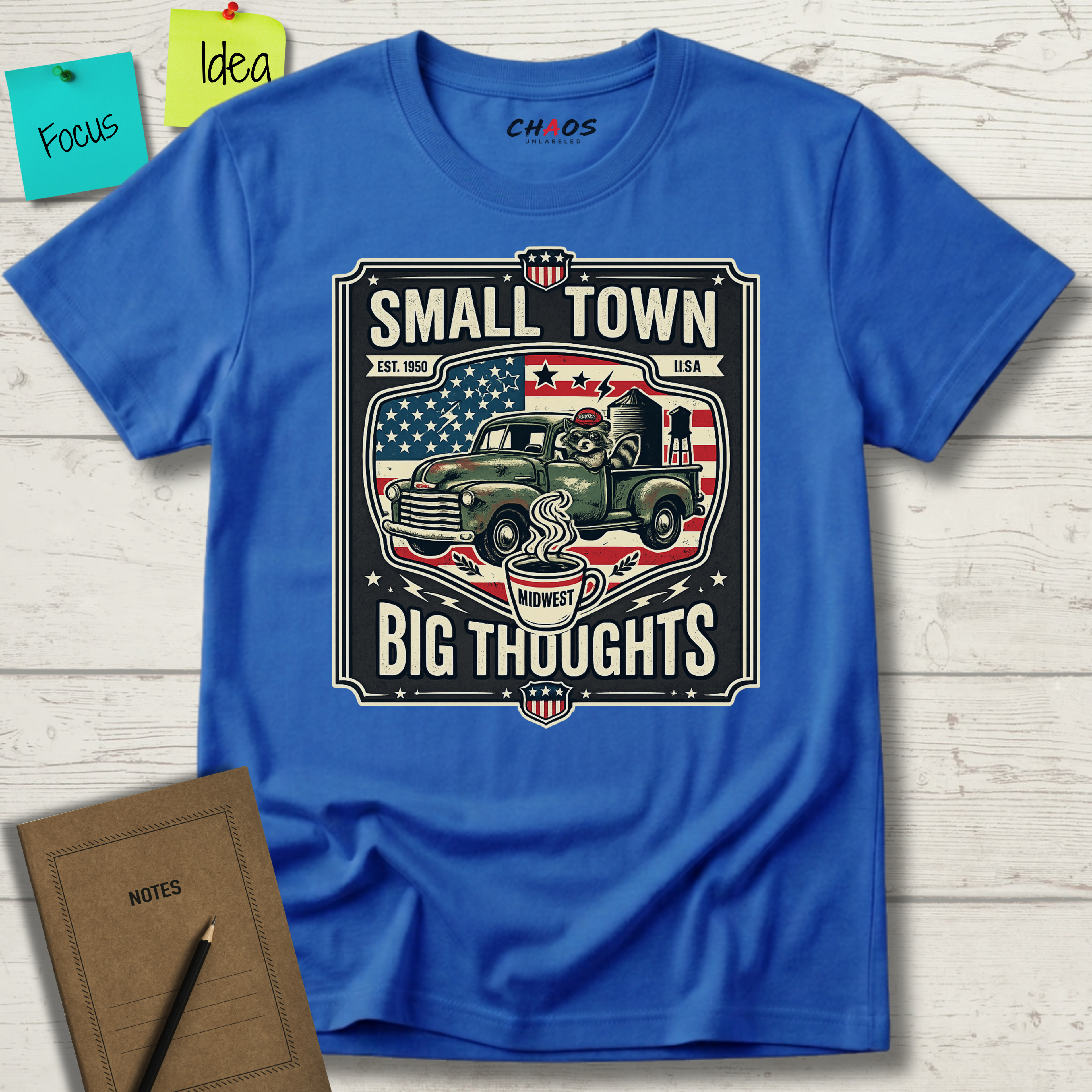 Small Town Big Thoughts T-Shirt