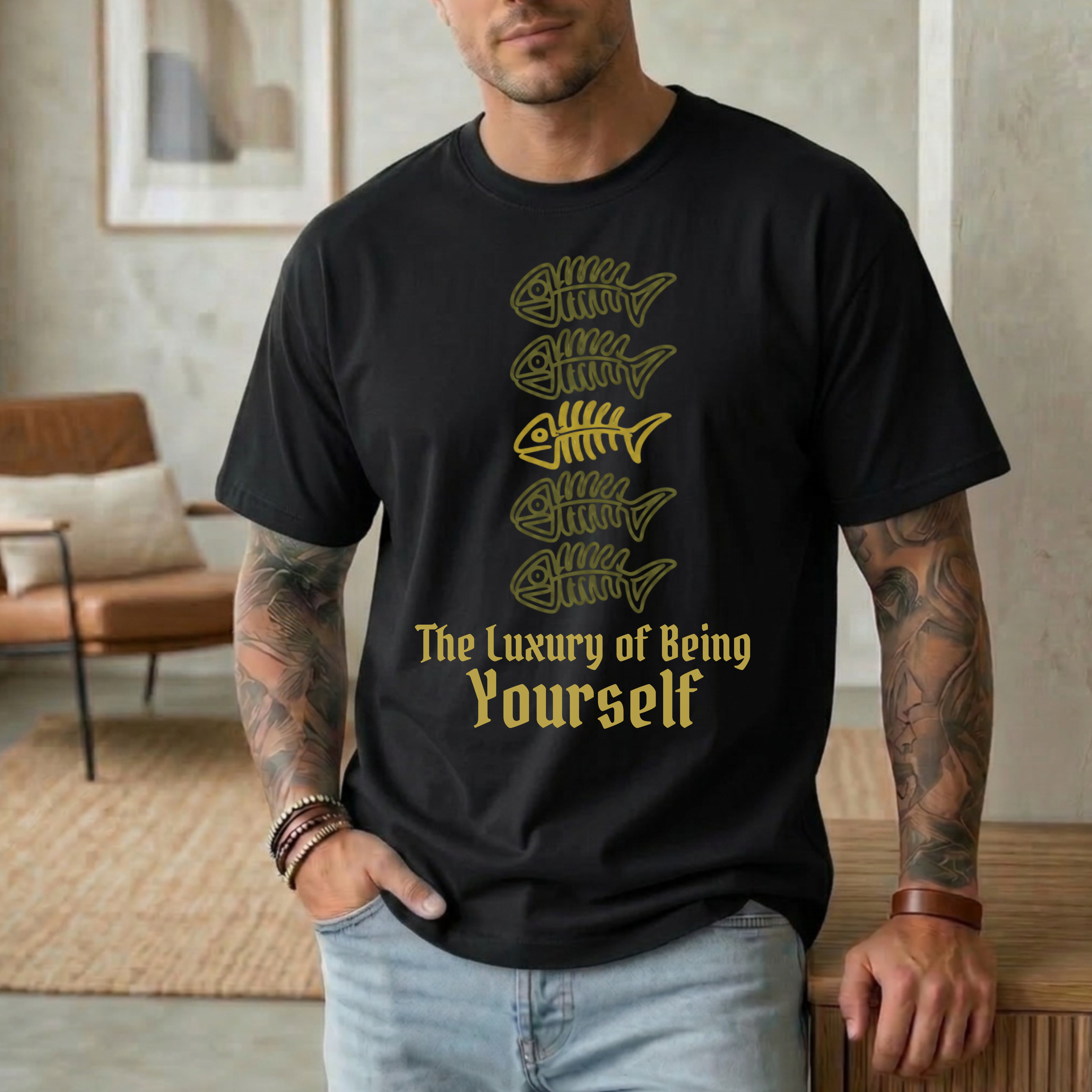 THE LUXURY OF BEING YOURSELF T-SHIRT
