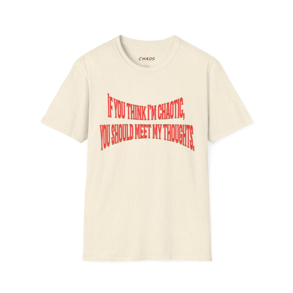 If You Think I’m Chaotic, You Should Meet My Thoughts T-Shirt