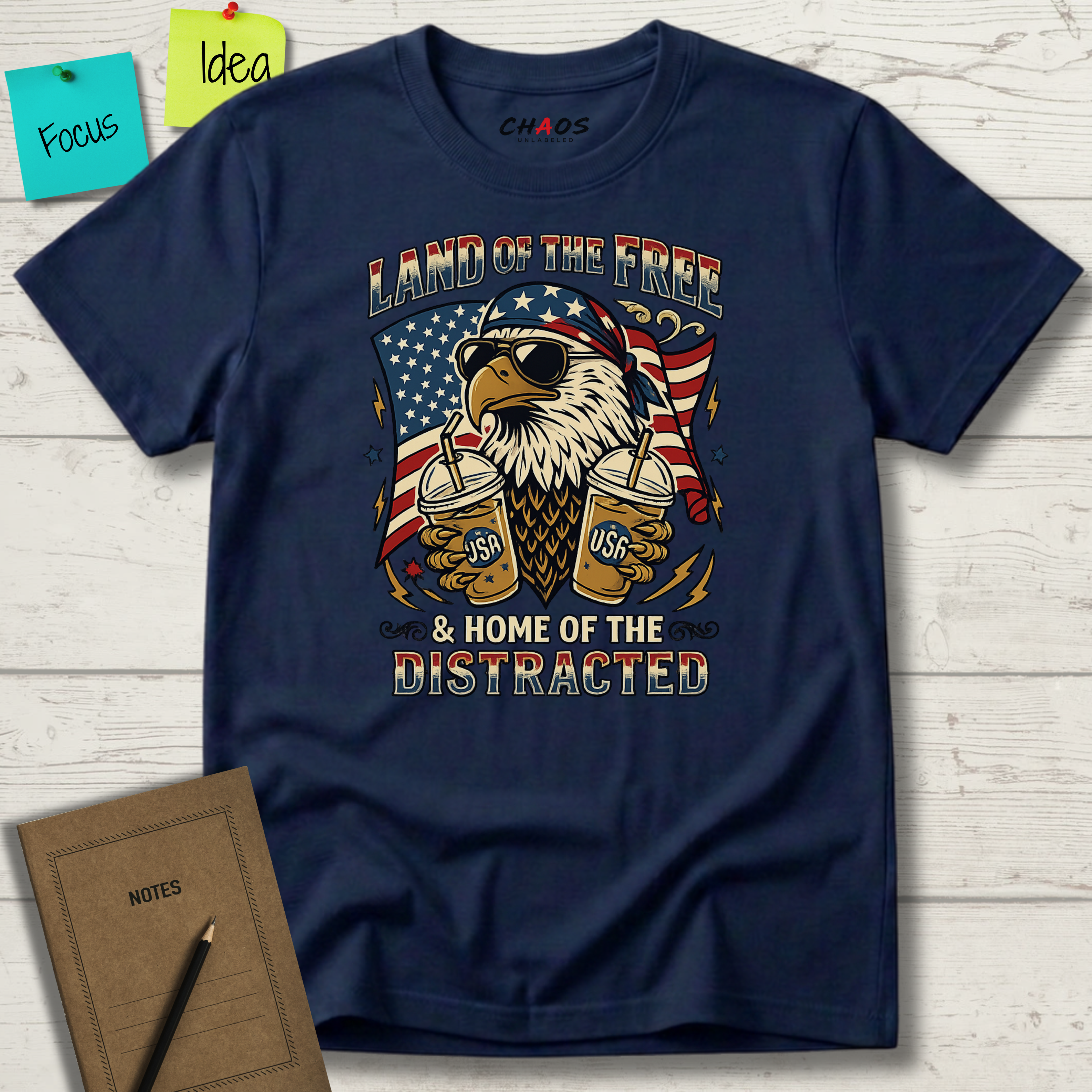 Land Of The Free And Home Of The Distracted T-Shirt