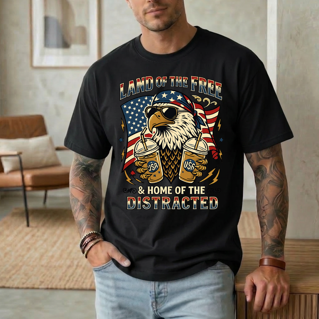 Land Of The Free And Home Of The Distracted T-Shirt