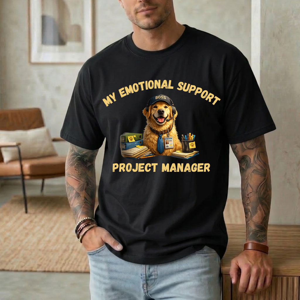 My Emotional Support Project Manager T-Shirt