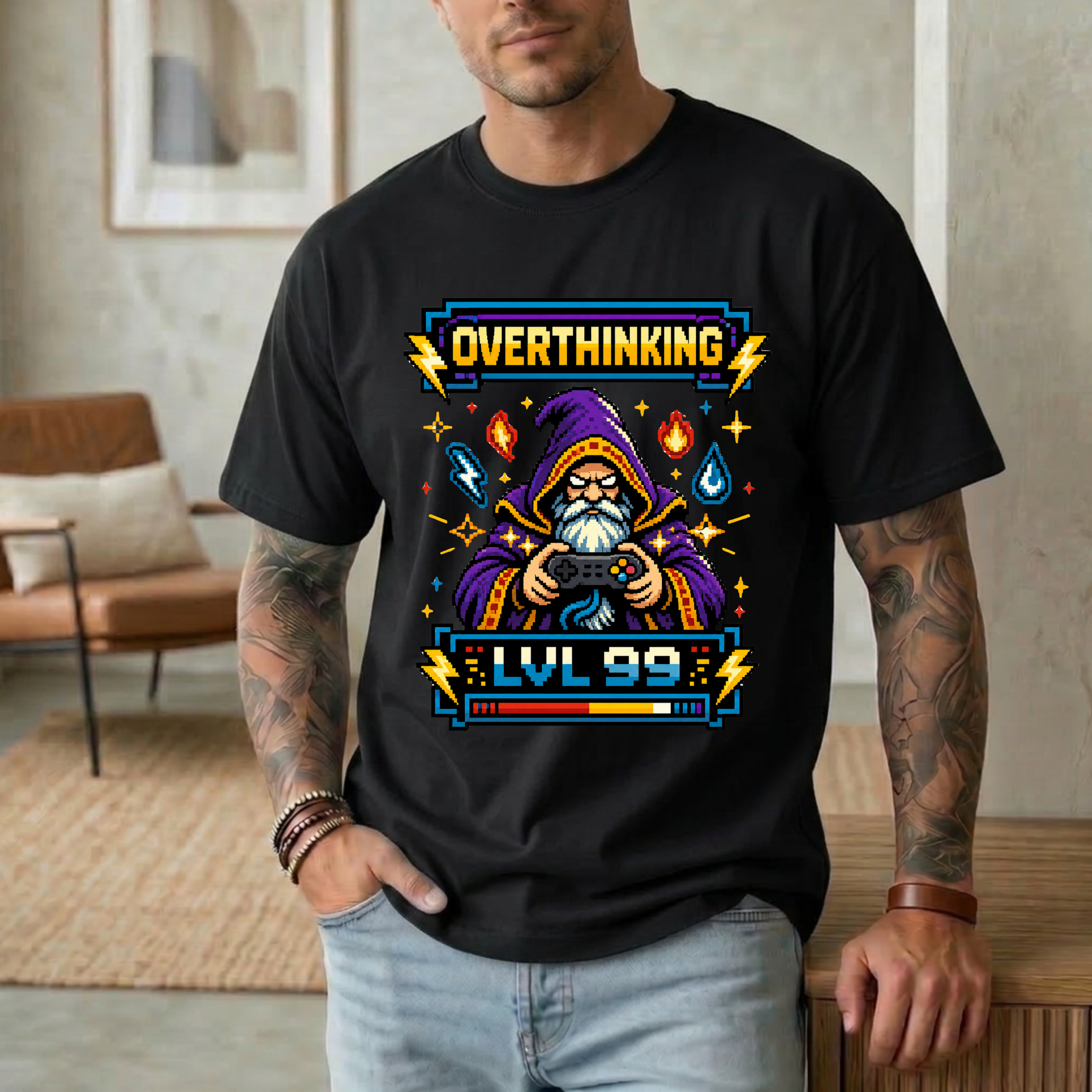 Overthinking lvl 99 T-Shirt