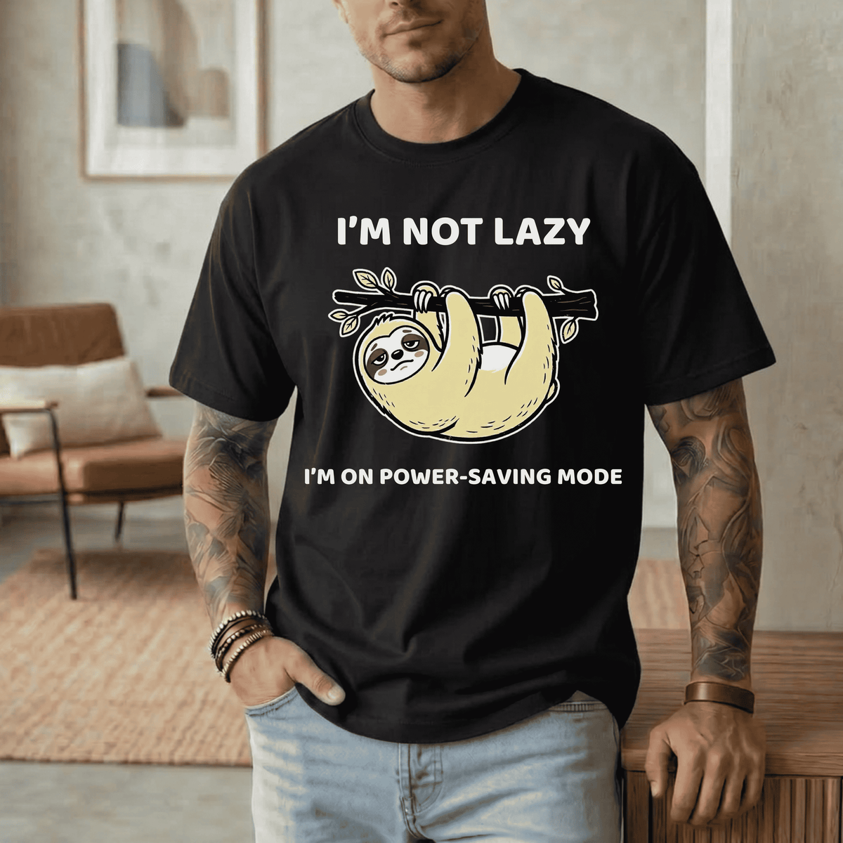 I’m Not Lazy. I'm On Power Saving Mode T-Shirt