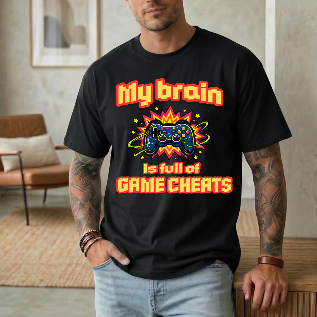 My Brain Is Full Of Game Cheats T-Shirt