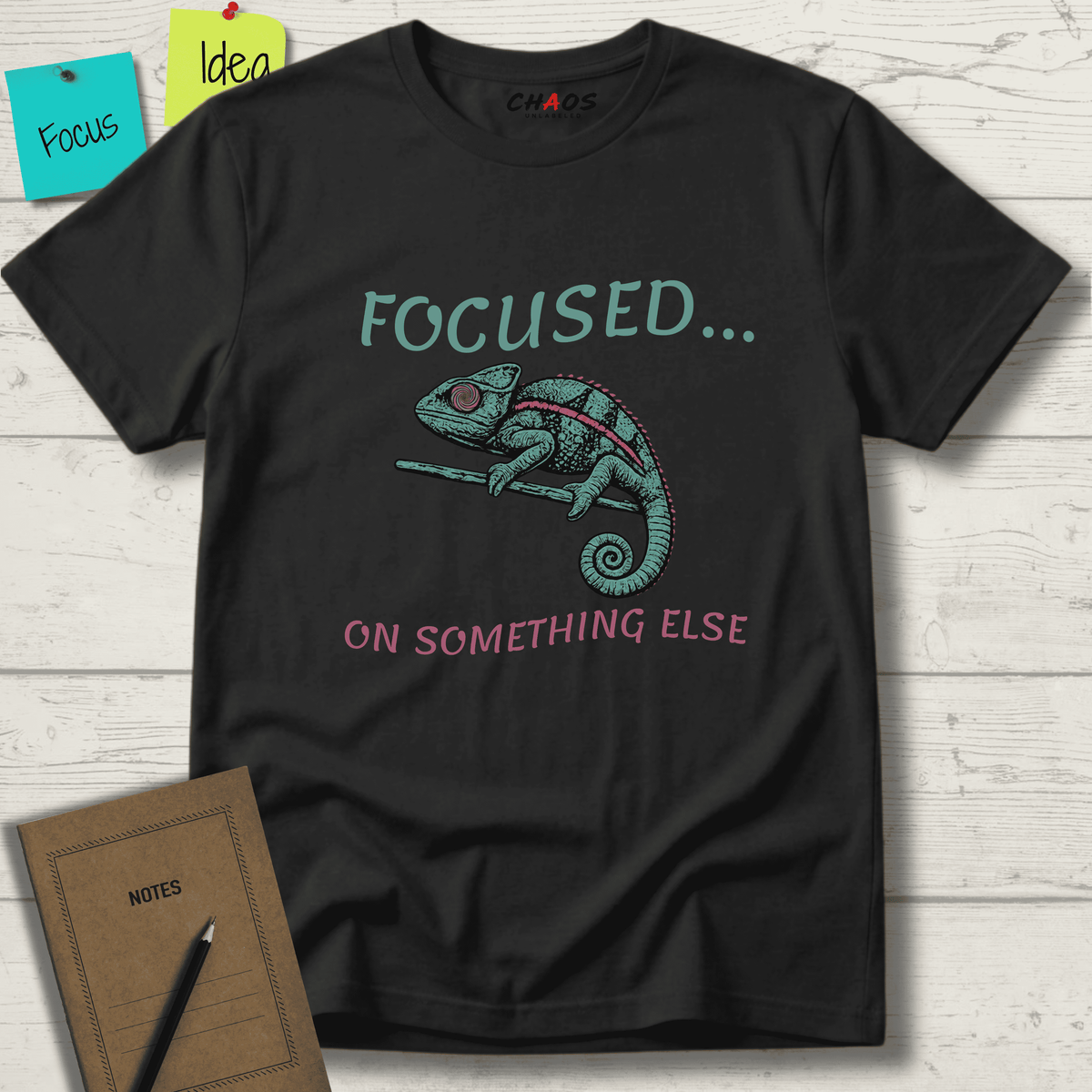 FOCUSED... ON SOMETHING ELSE T-SHIRT