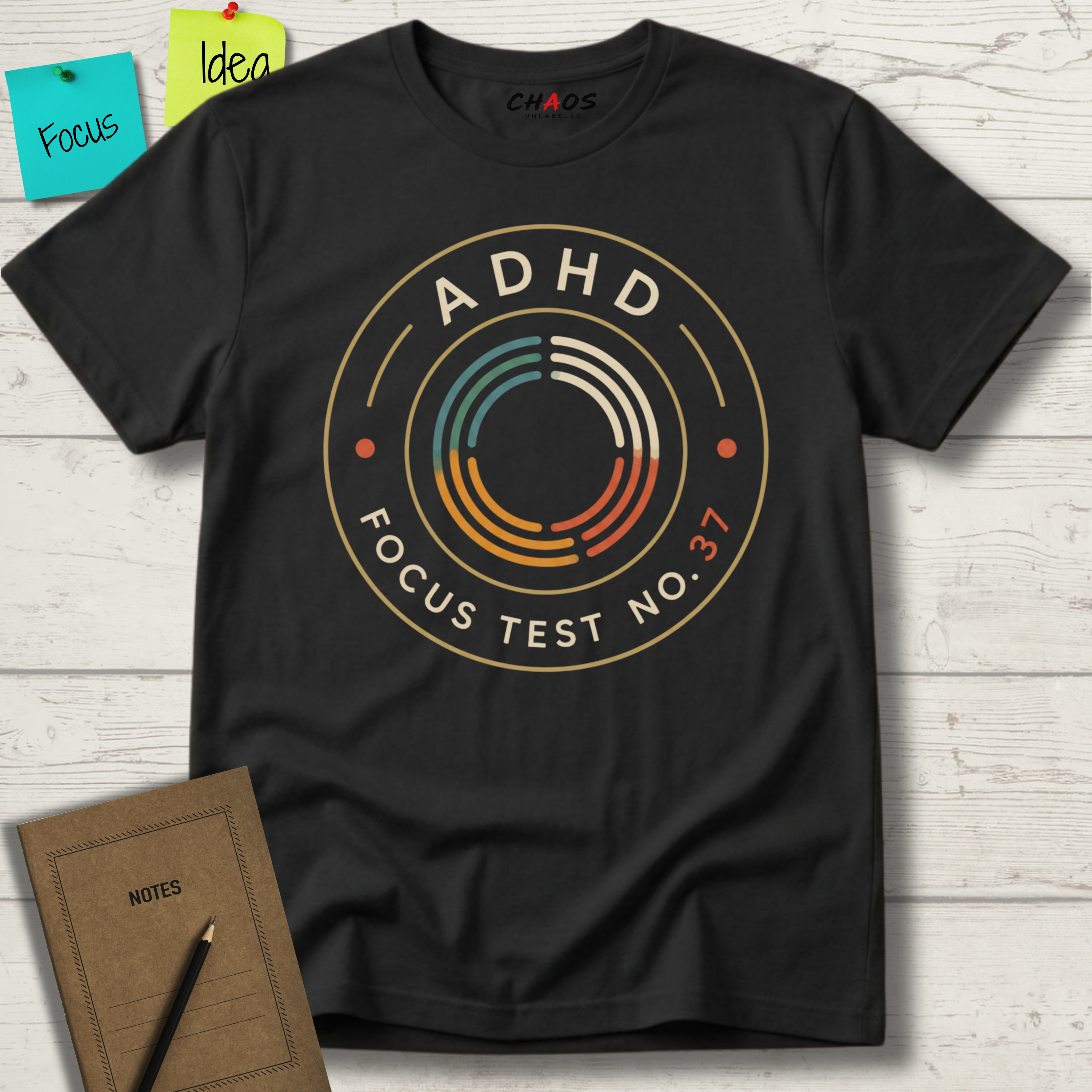 ADHD FOCUS TEST NO. 37 T-SHIRT