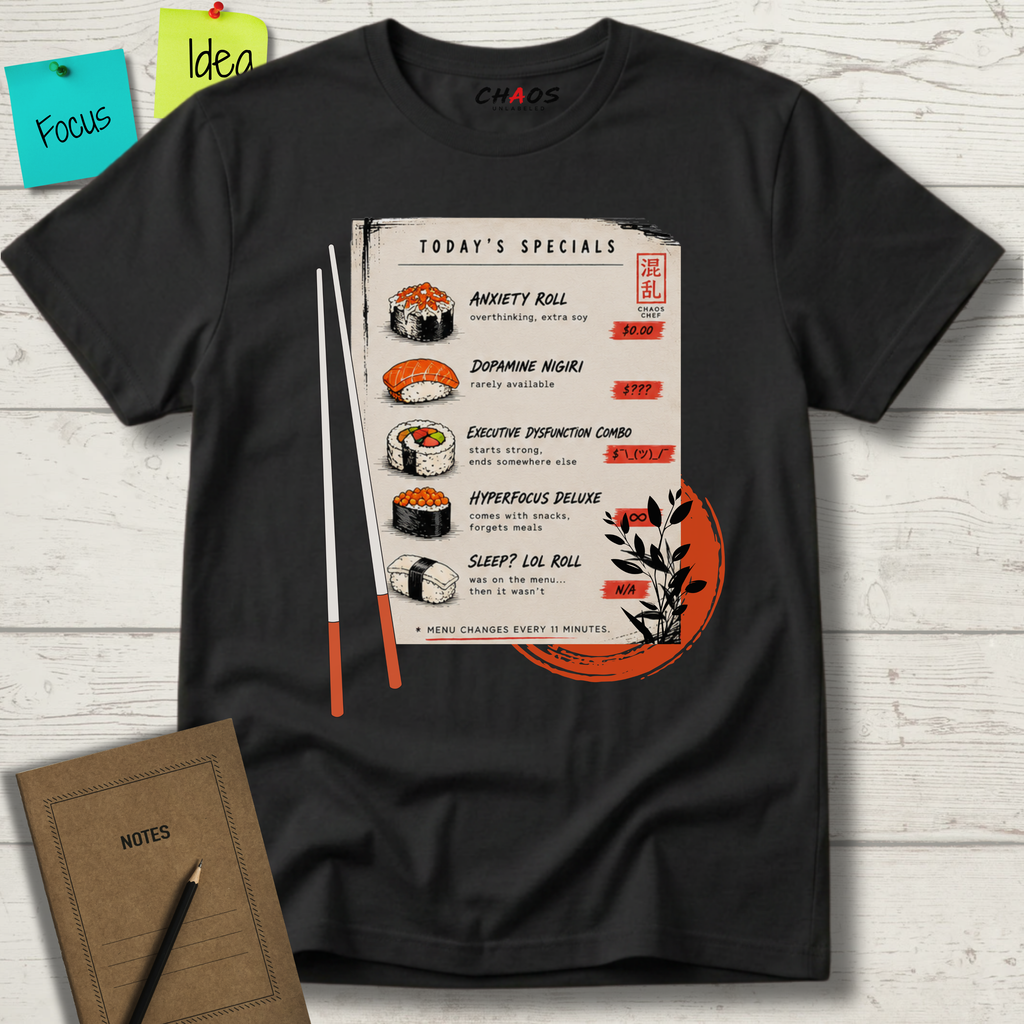CHAOS SUSHI CHEF T-SHIRT