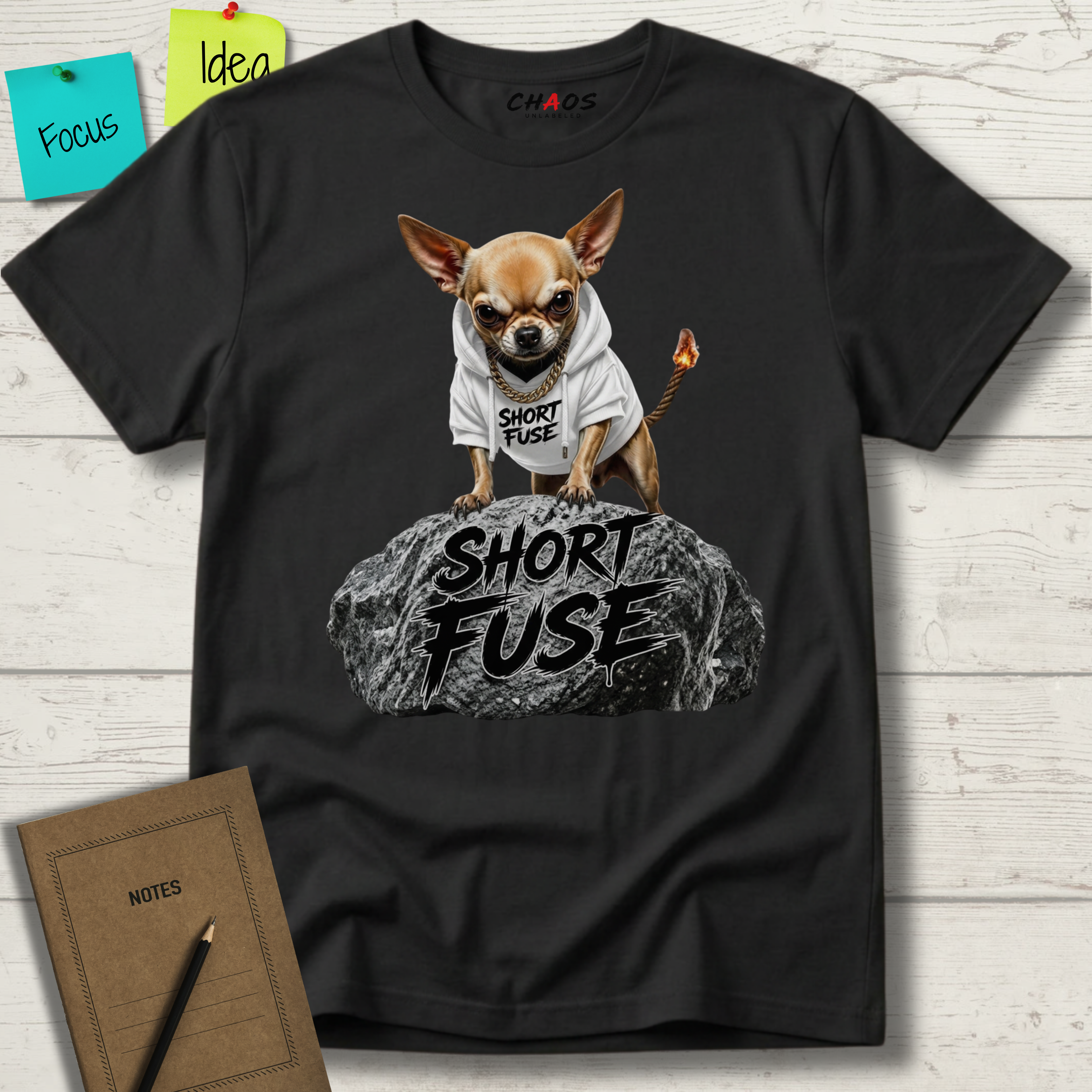 SHORT FUSE CHIHUAHUA T-SHIRT