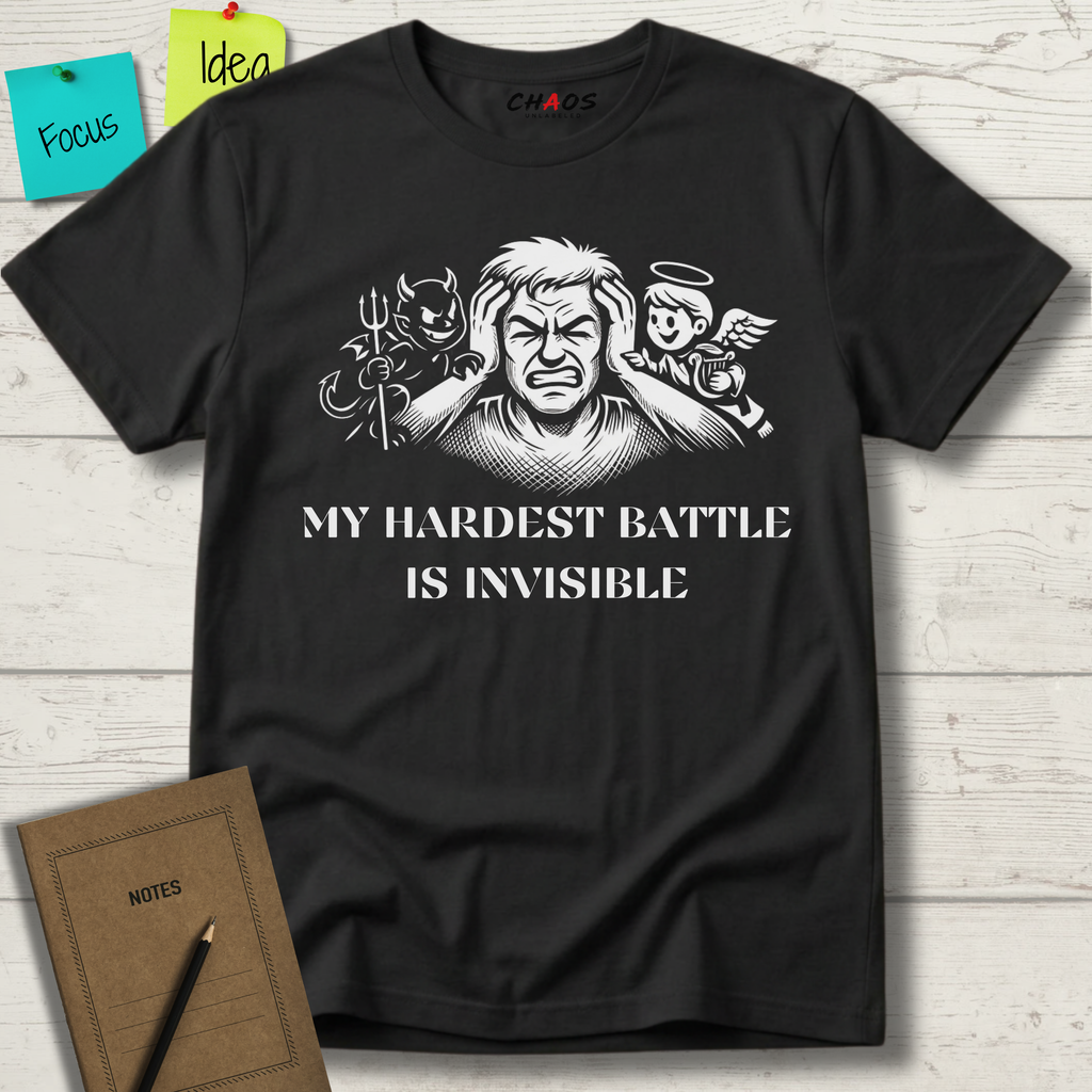 MY HARDEST BATTLE IS INVISIBLE T-Shirt