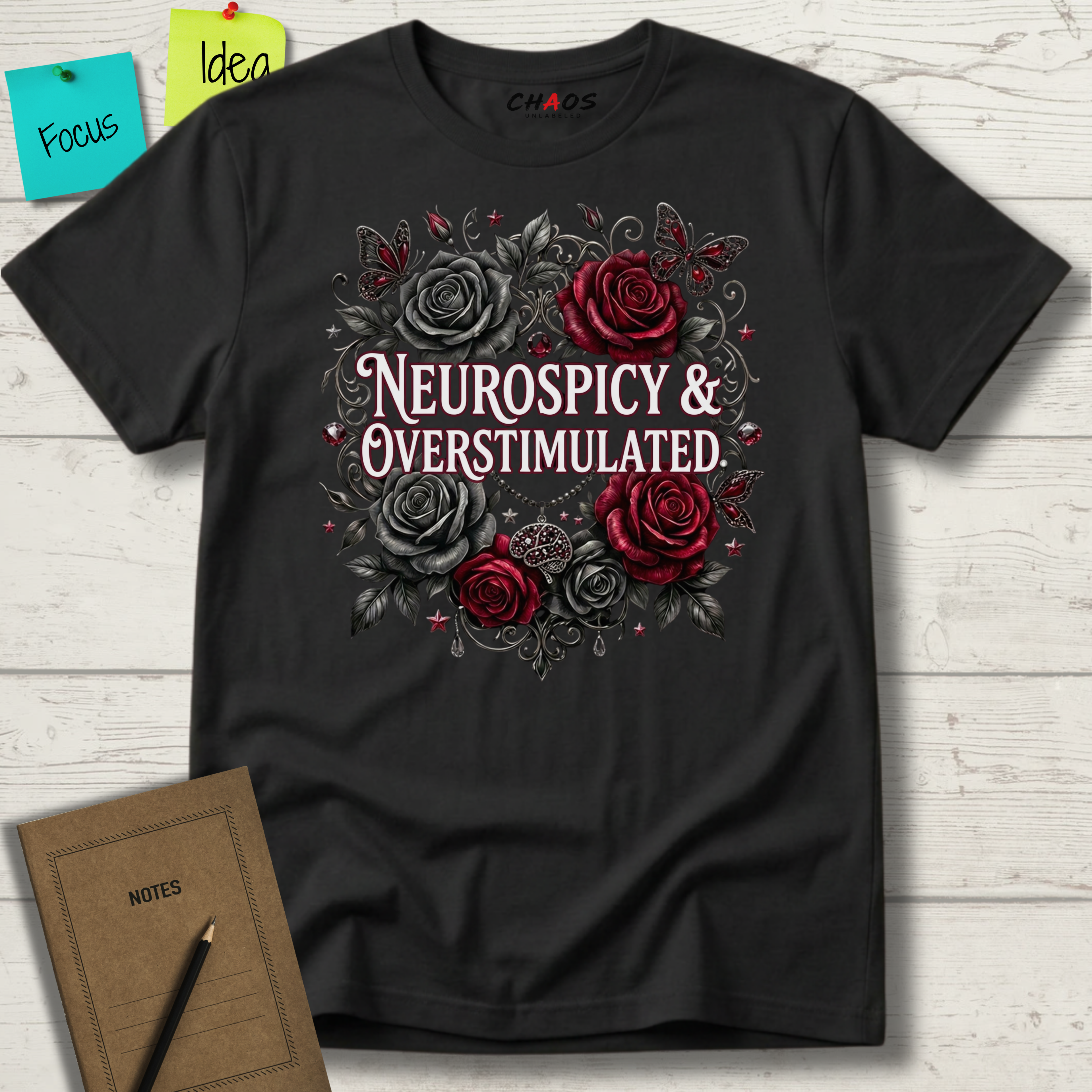 Neurospicy and Overstimulated T-Shirt